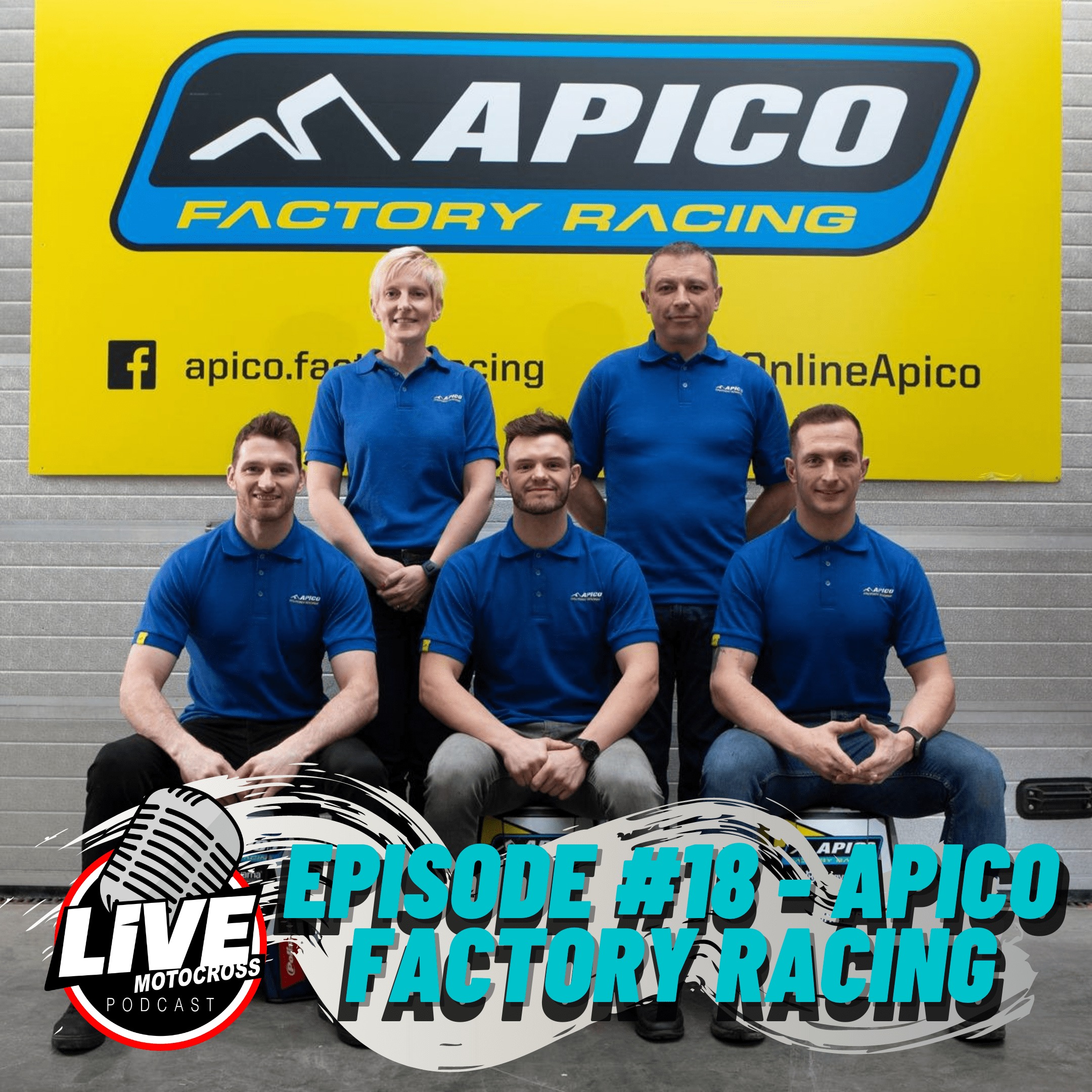 cover art for The Live Motocross Podcast #018 - Apico Factory Racing