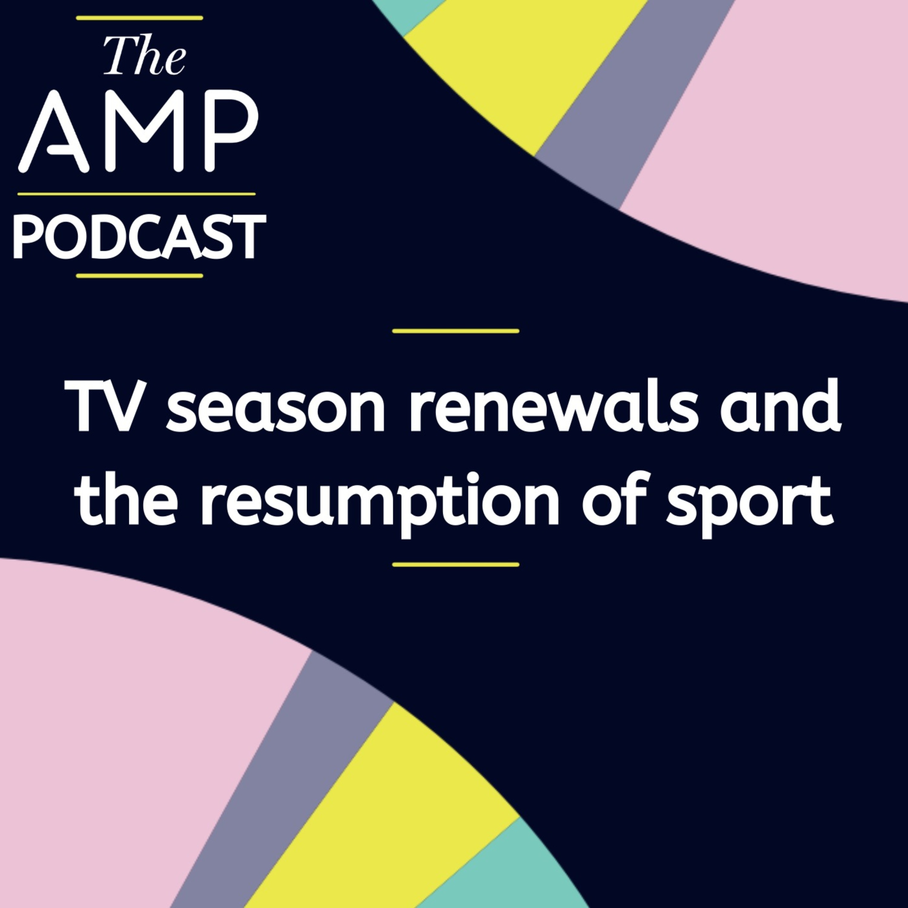 cover art for TV season renewals and the resumption of sport