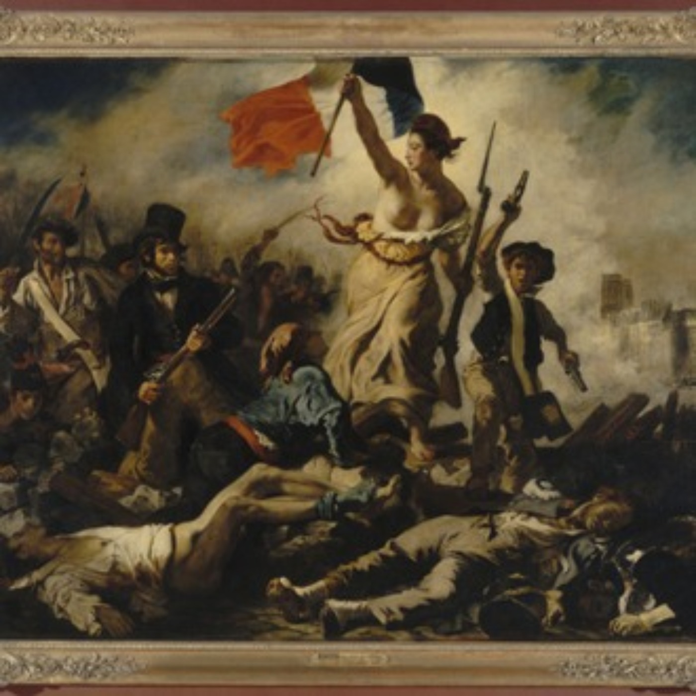 La Liberté guidant le peuple. Eugène Delacroix