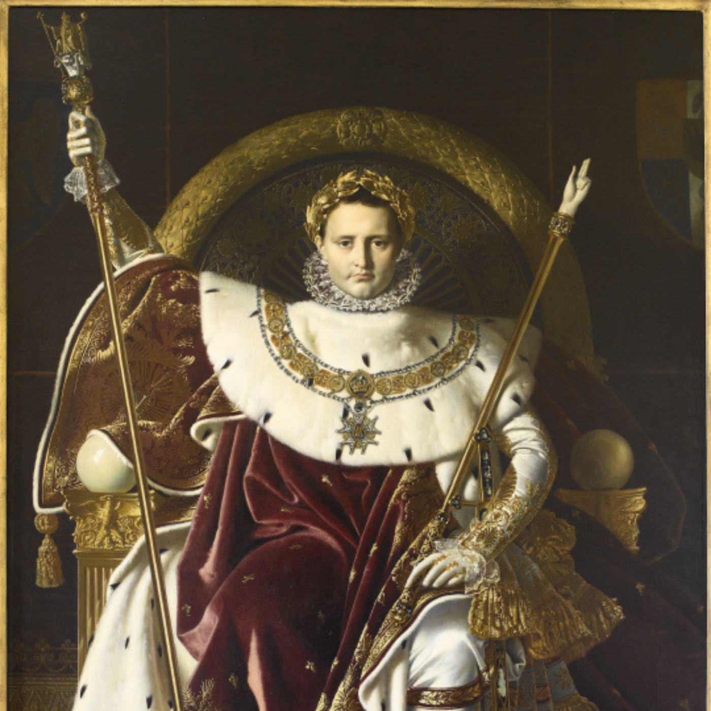 JeanAugusteDominique Ingres. Napoléon 1er sur le trône