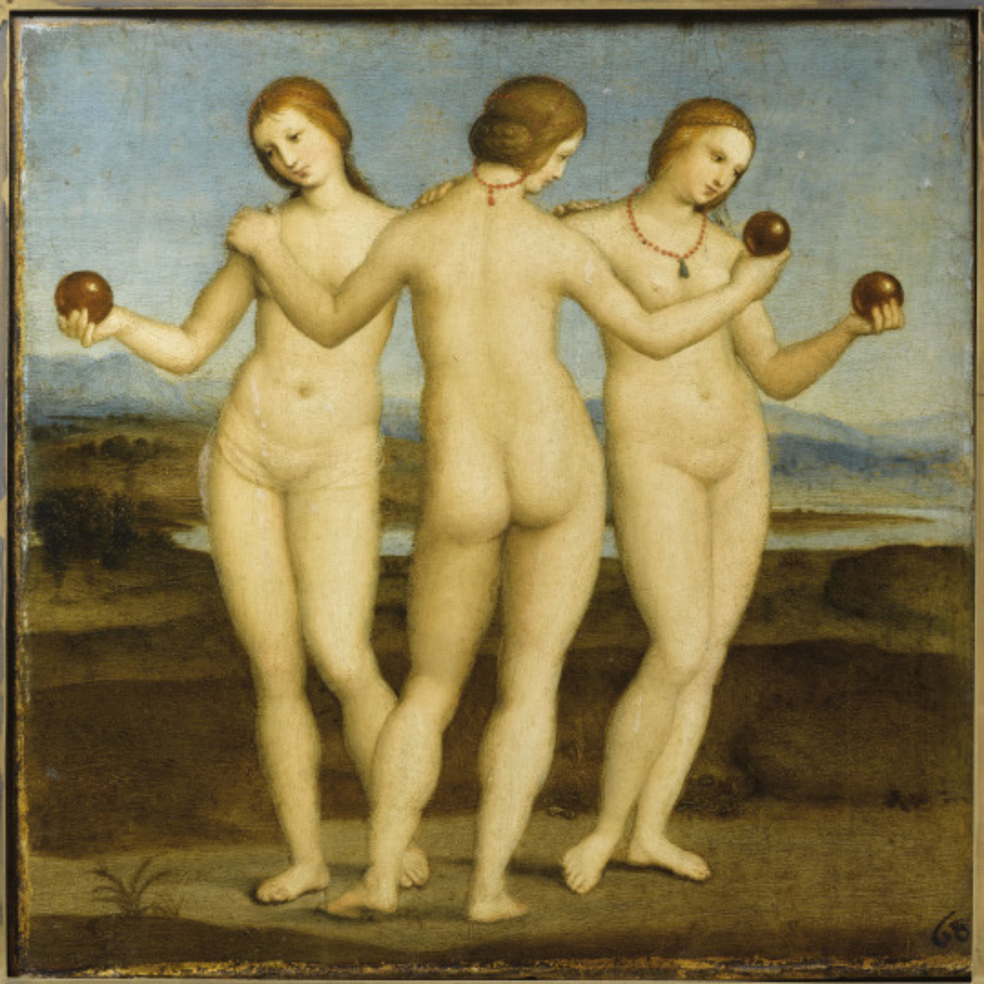 cover art for Les Trois Grâces.Raphael