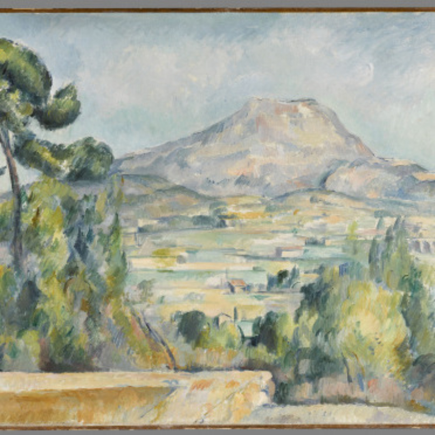 cover art for La Montagne Sainte-Victoire. Paul Cézanne