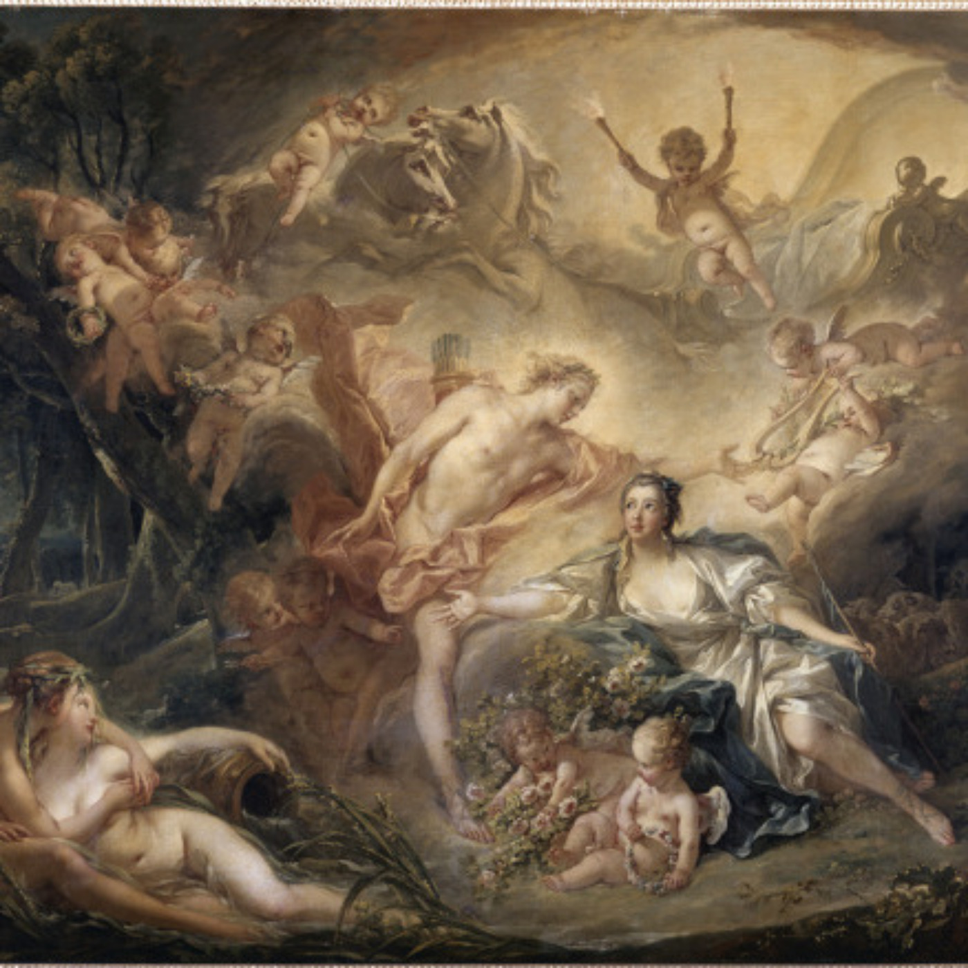 cover art for Apollon révélant sa divinité à la bergère Issé. François Boucher