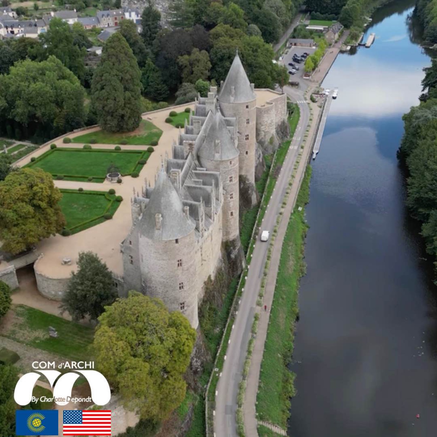 S7#33 🌞😎🇺🇸🇬🇧 "Inhabiting a Thousand Years" – Josselin Castle