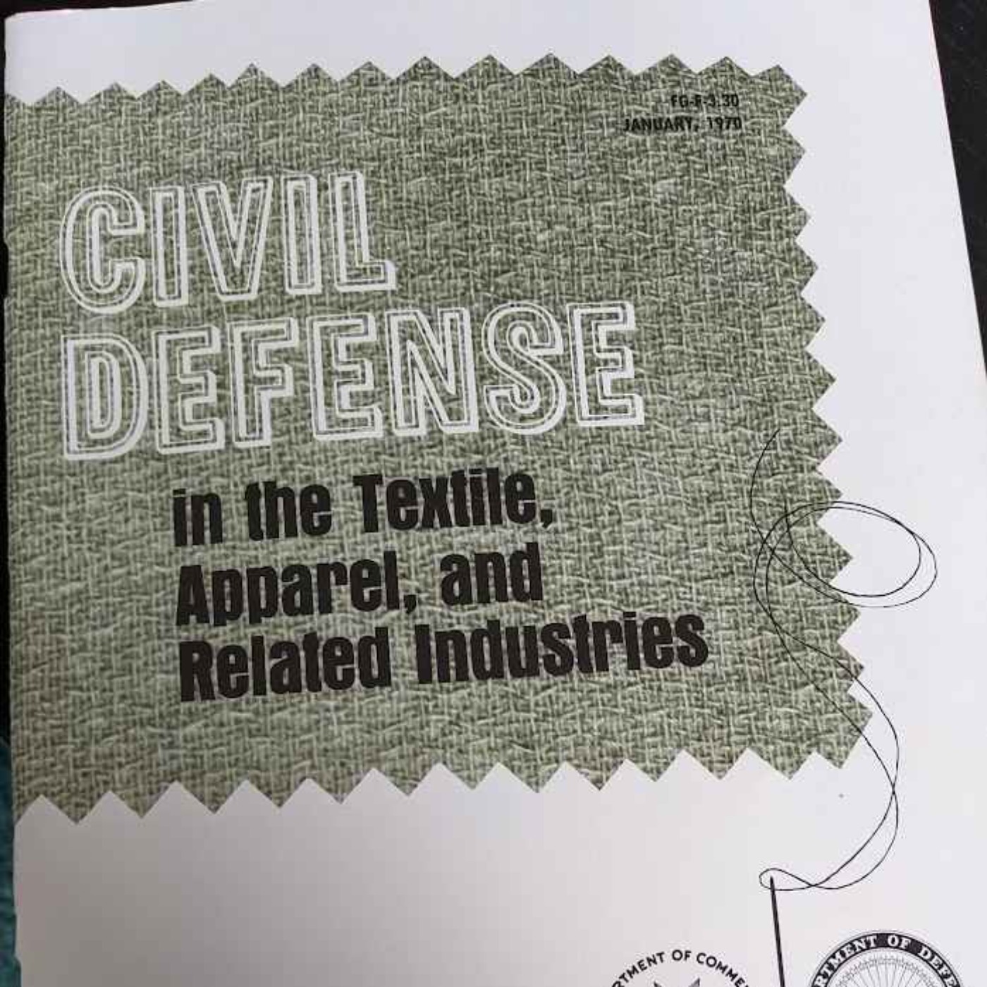 The Real Threads: Civil Defence in the US Fabric and Textile Industry