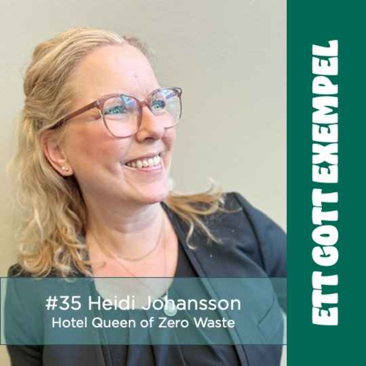 Heidi Johansson Hotell F&B manager Hyatt hotel "the queen of zero waste"