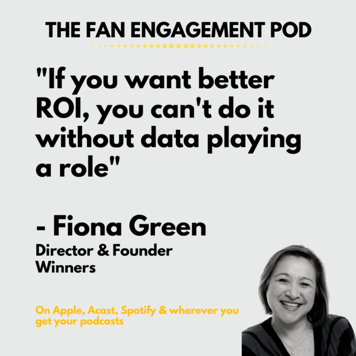 cover art for Data isn't just about numbers: Fiona Green from Winners