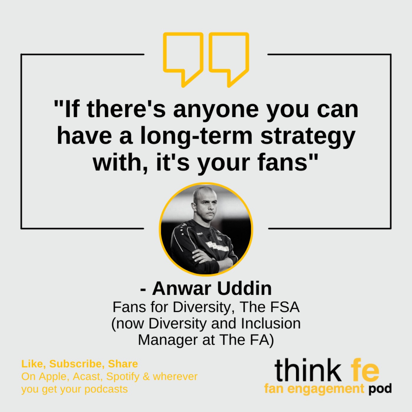 Creating new traditions with Anwar Uddin/Fans for Diversity