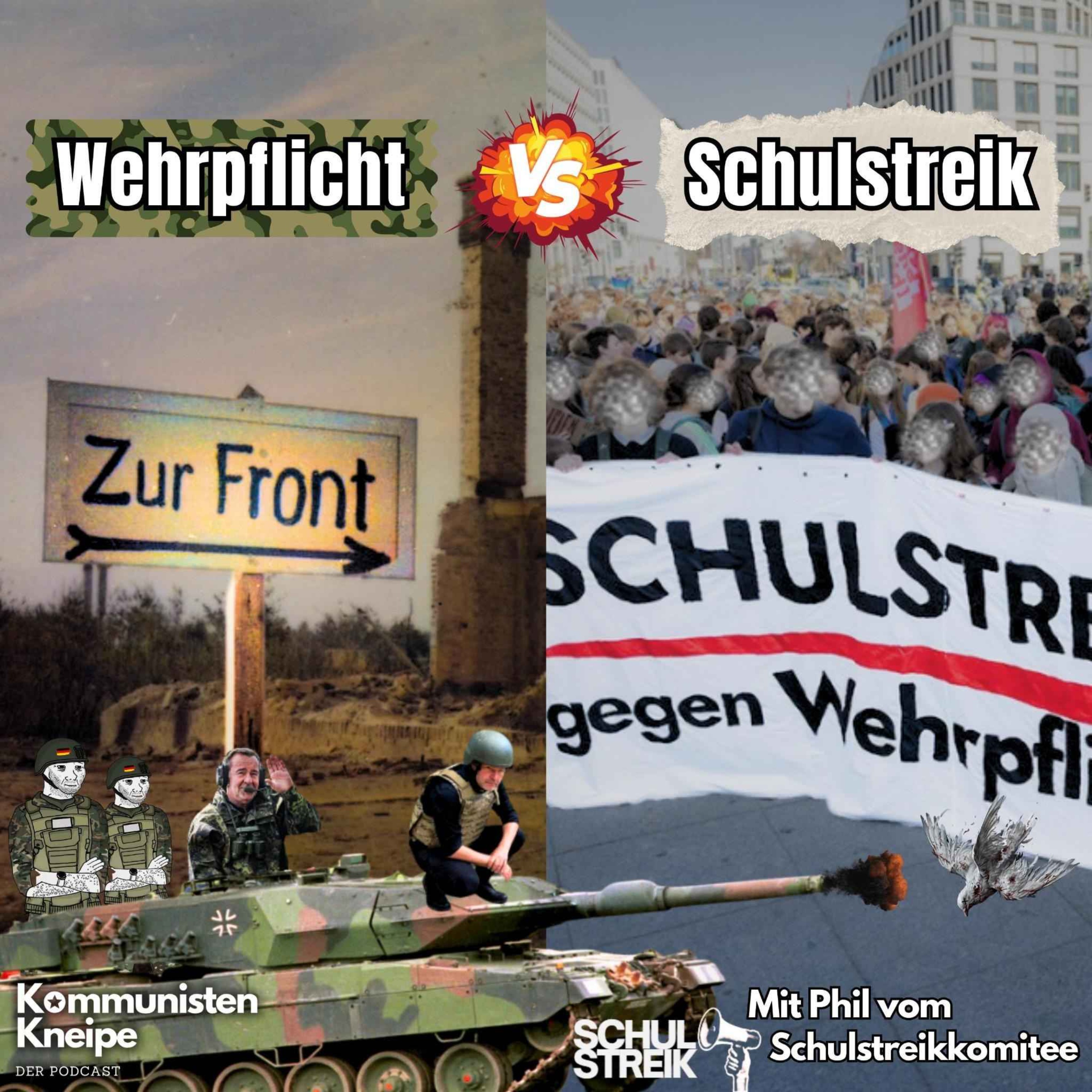 Schulstreik gegen die Wehrpflicht - Erfolgreich oder sinnlos? Mit Phil (Schulstreikkomitee und SDAJ) episode artwork