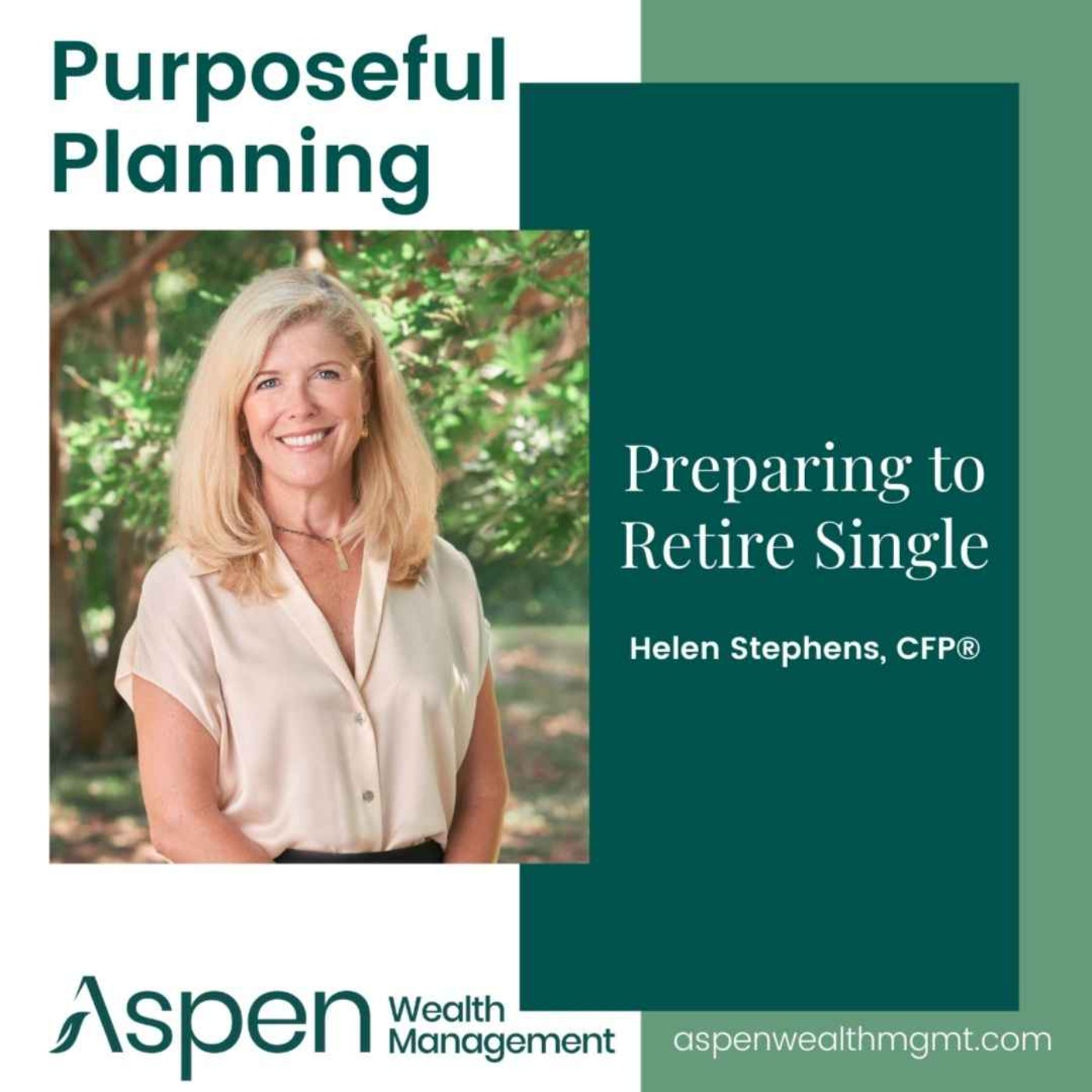 Preparing to Retire Single, Part 1
