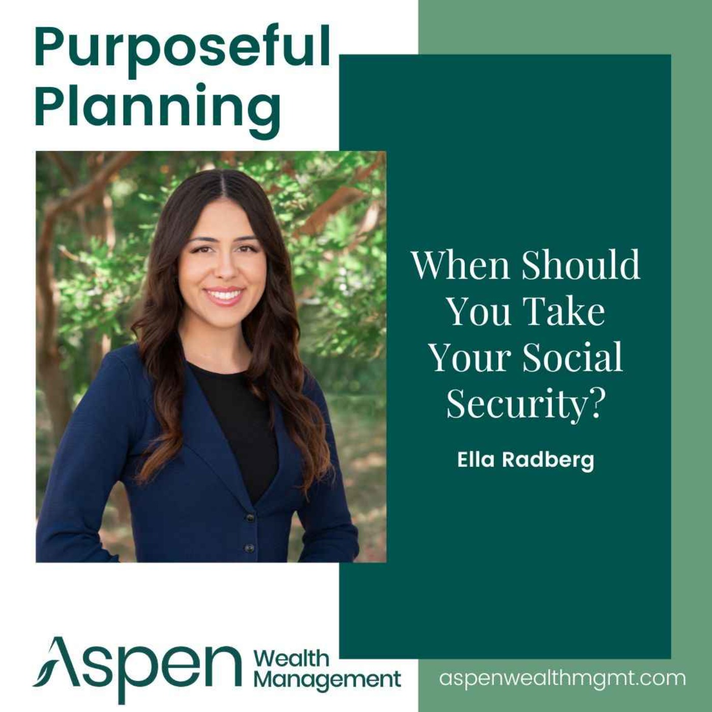 When Should You Take Your Social Security, Part 1