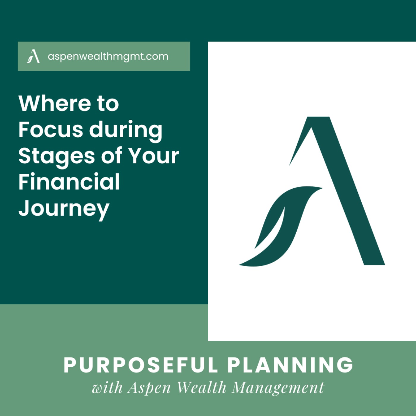 Where to Focus during Stages of Your Financial Journey