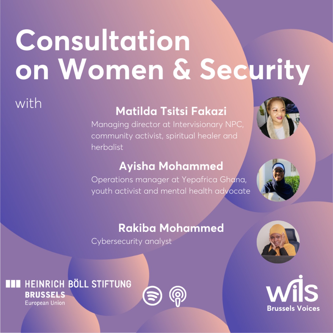 Consultation on Women & Security Consultation on Women & Security