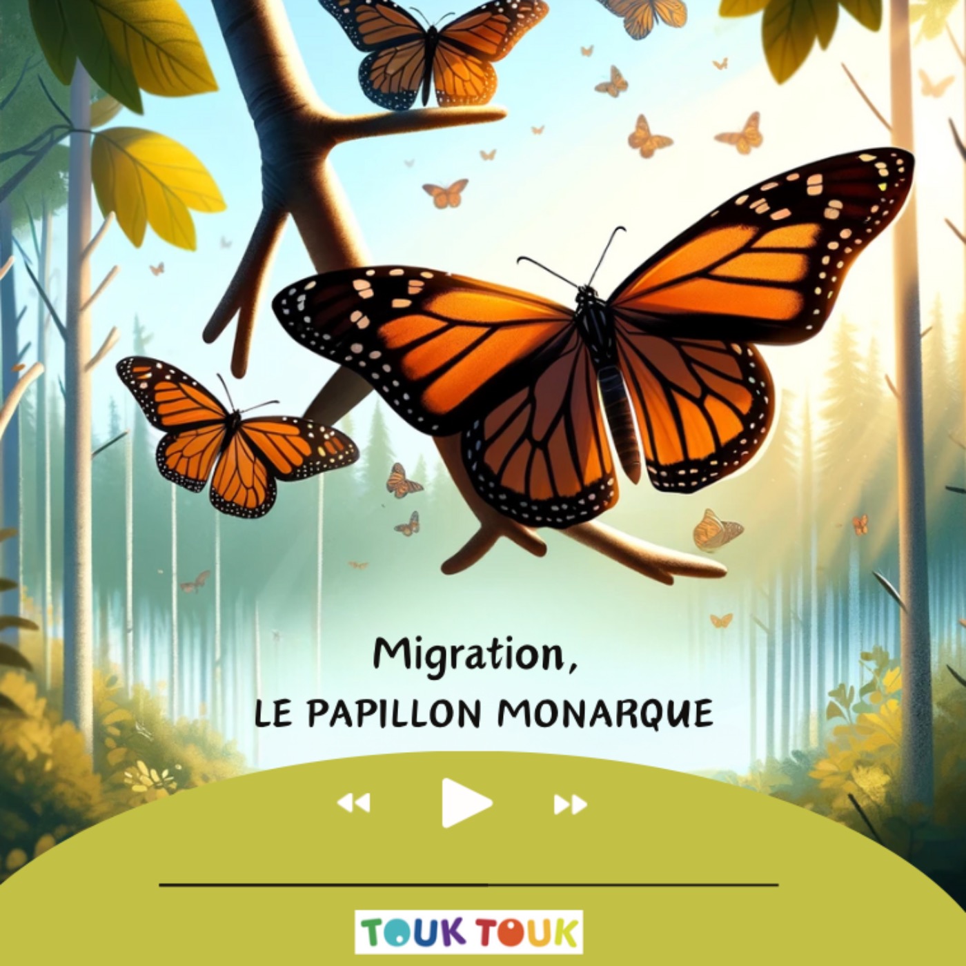 cover art for Le papillon Monarque