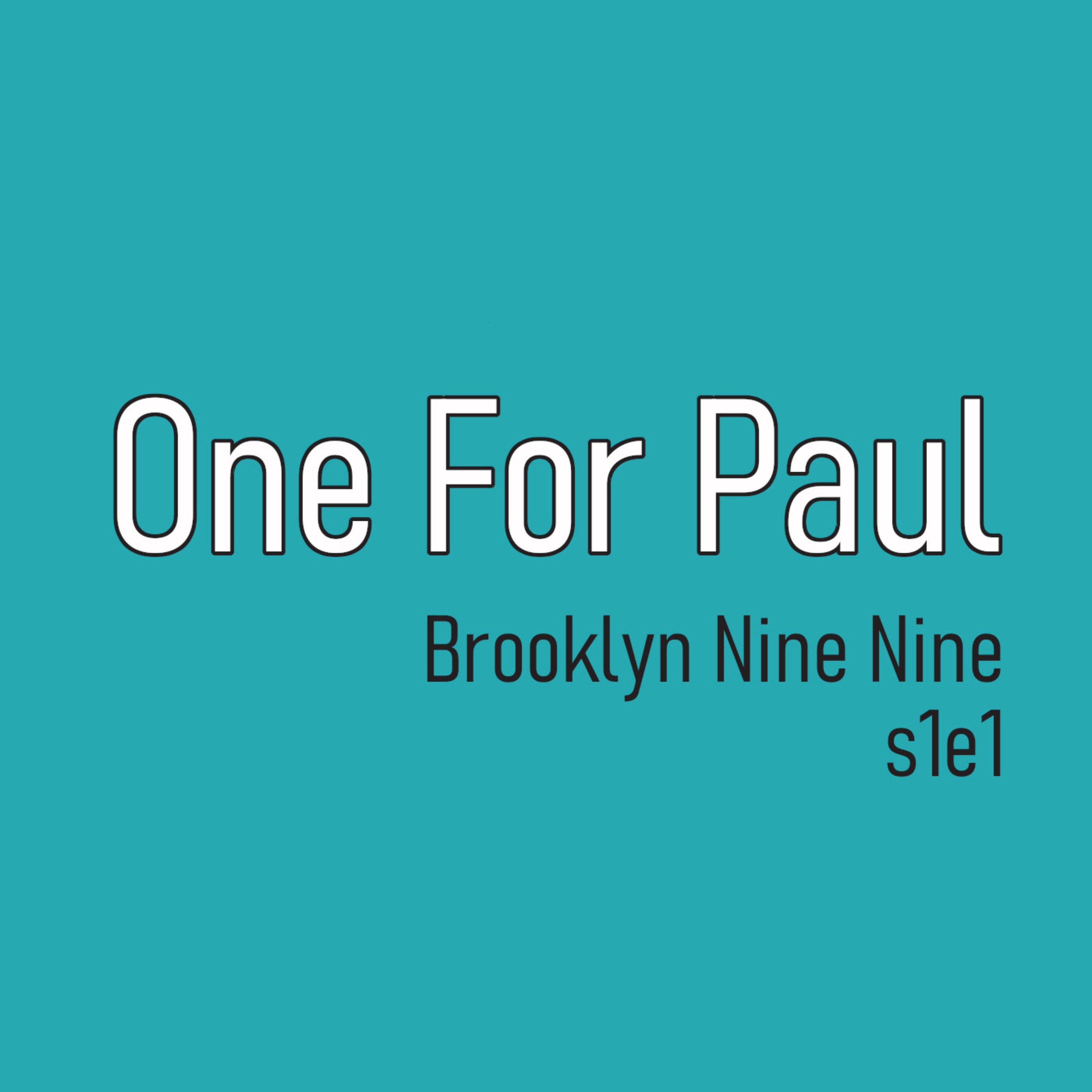 cover art for Brooklyn Nine Nine