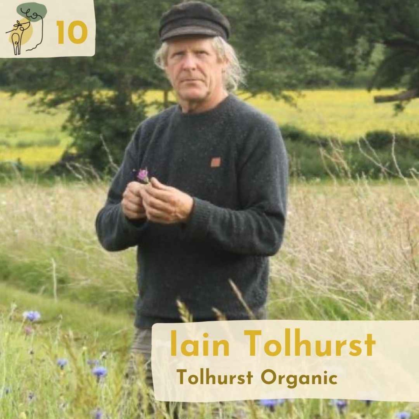 cover art for #10 Fertile woodchips and managing the tree line understory with Iain Tolhurst