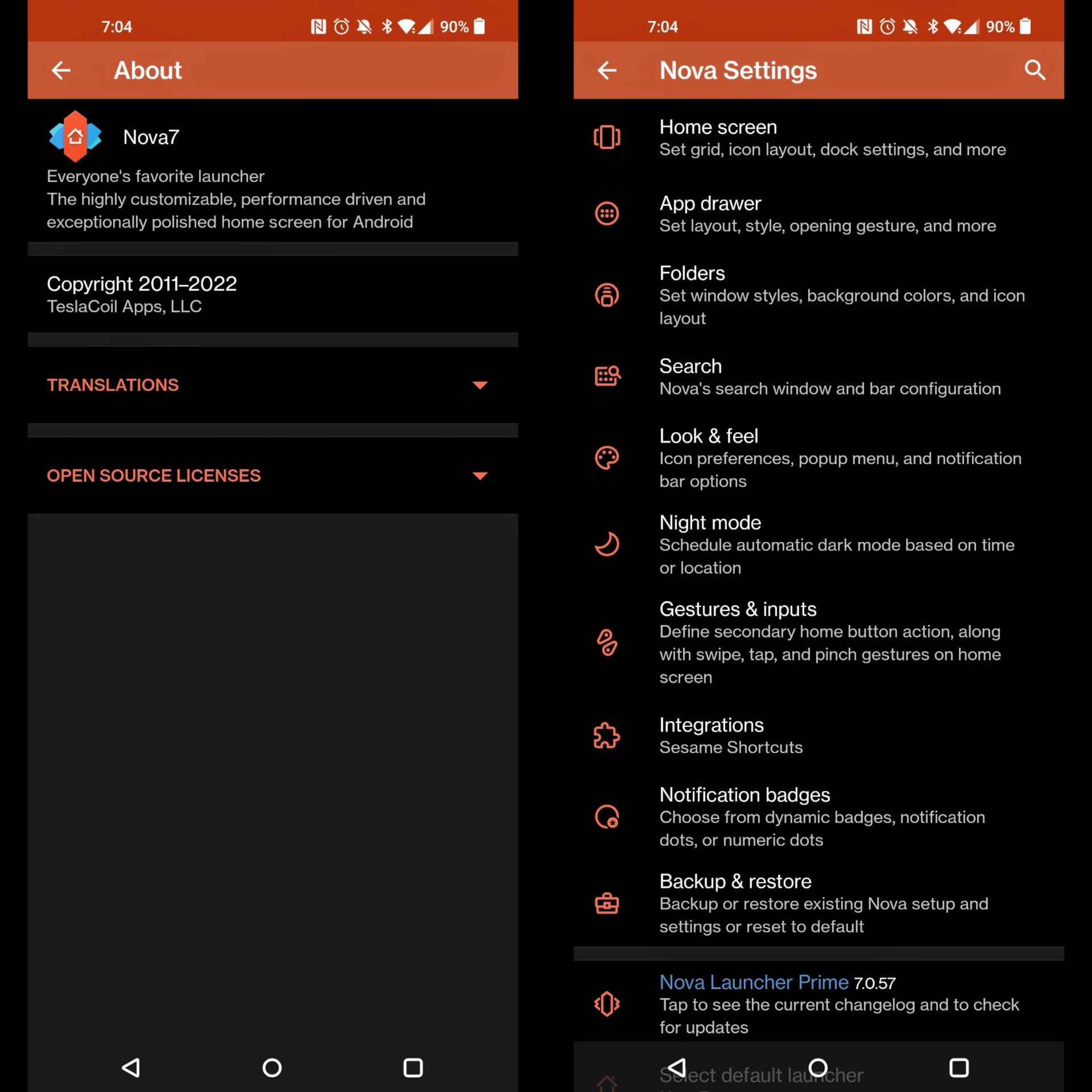 Nova Launcher for Android