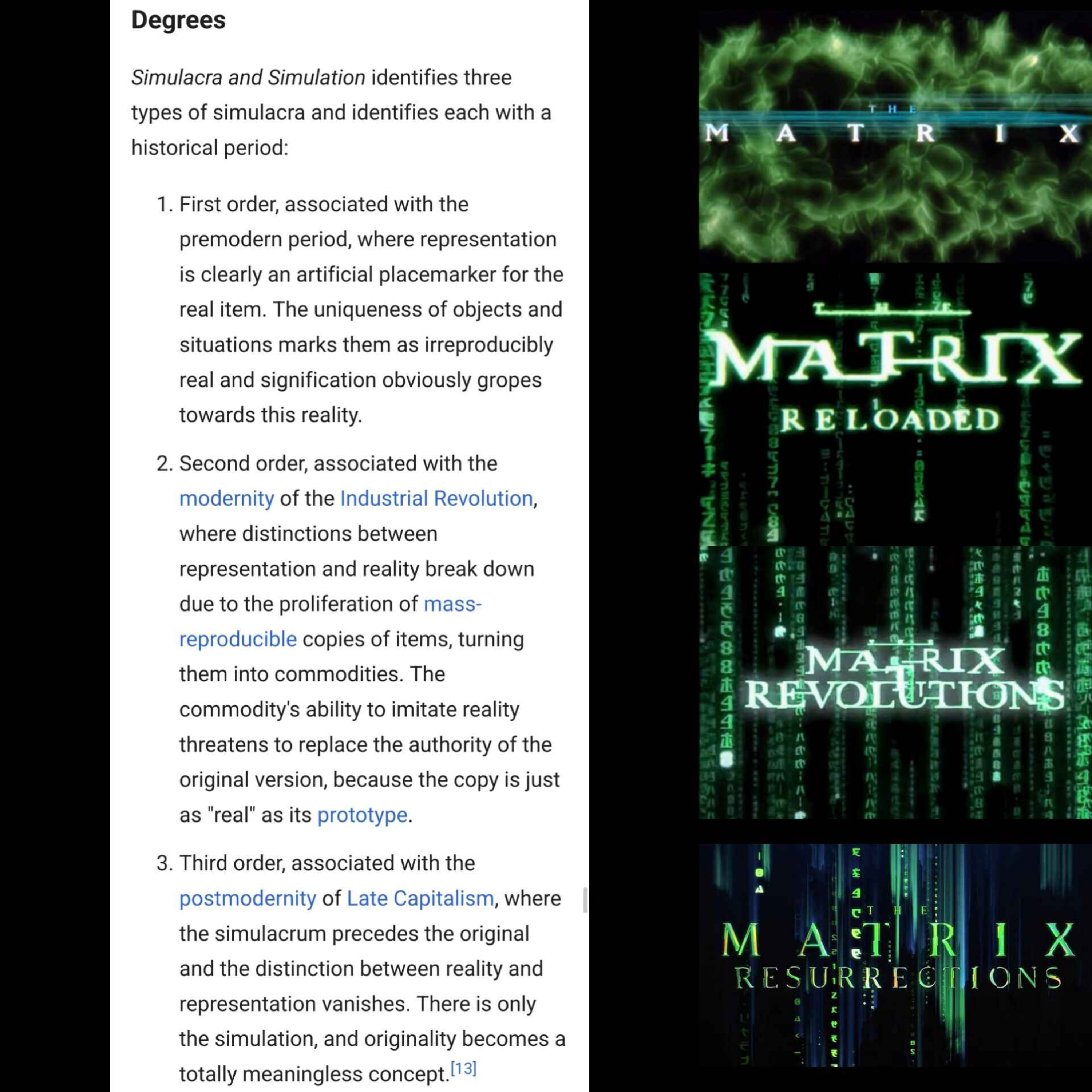 The Matrix Saga