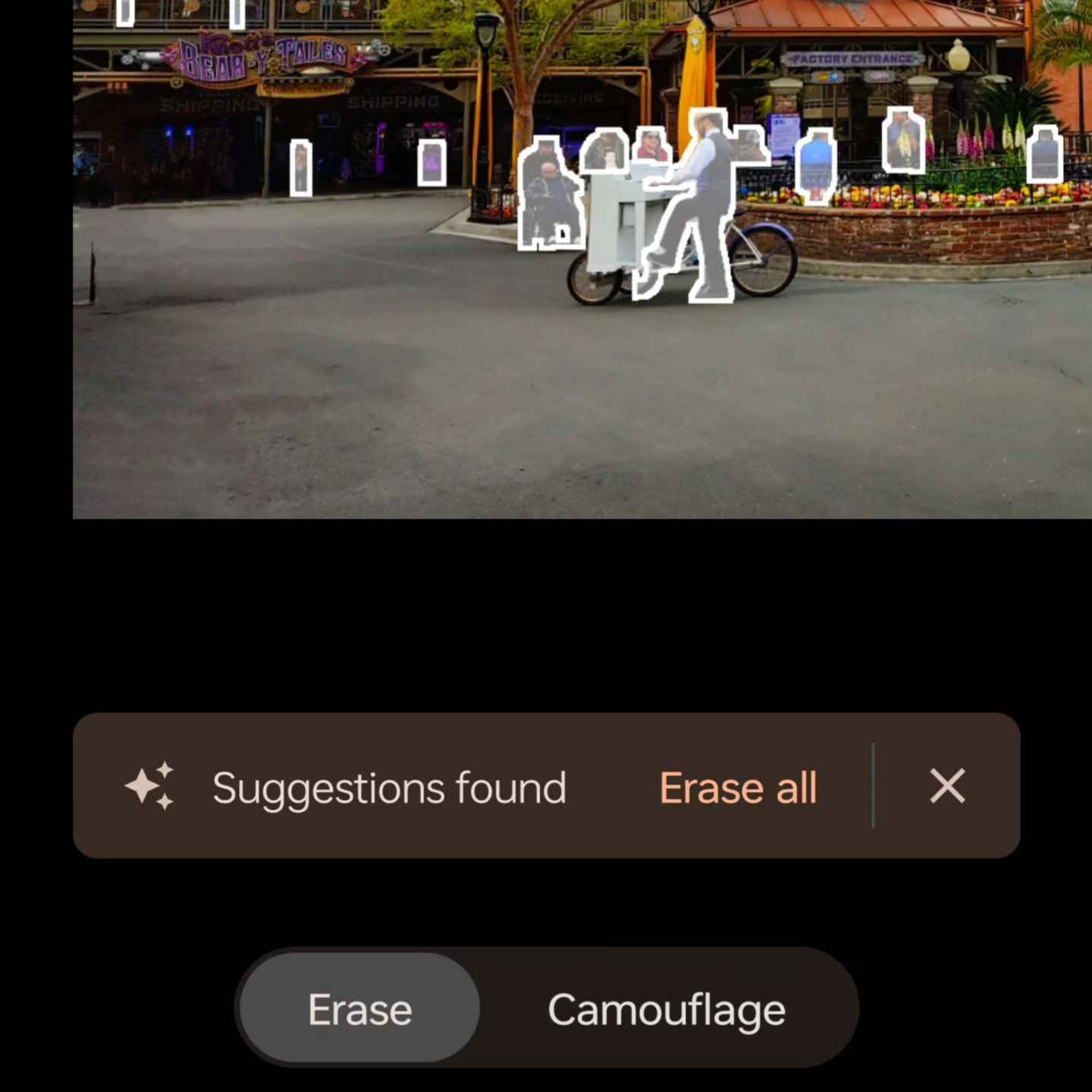 Magic Eraser in Google Photos