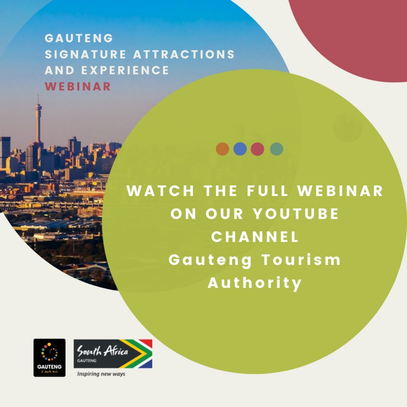 Gauteng Tourism Authority Webinar discussion COVID-19 impact on Attractions episode artwork