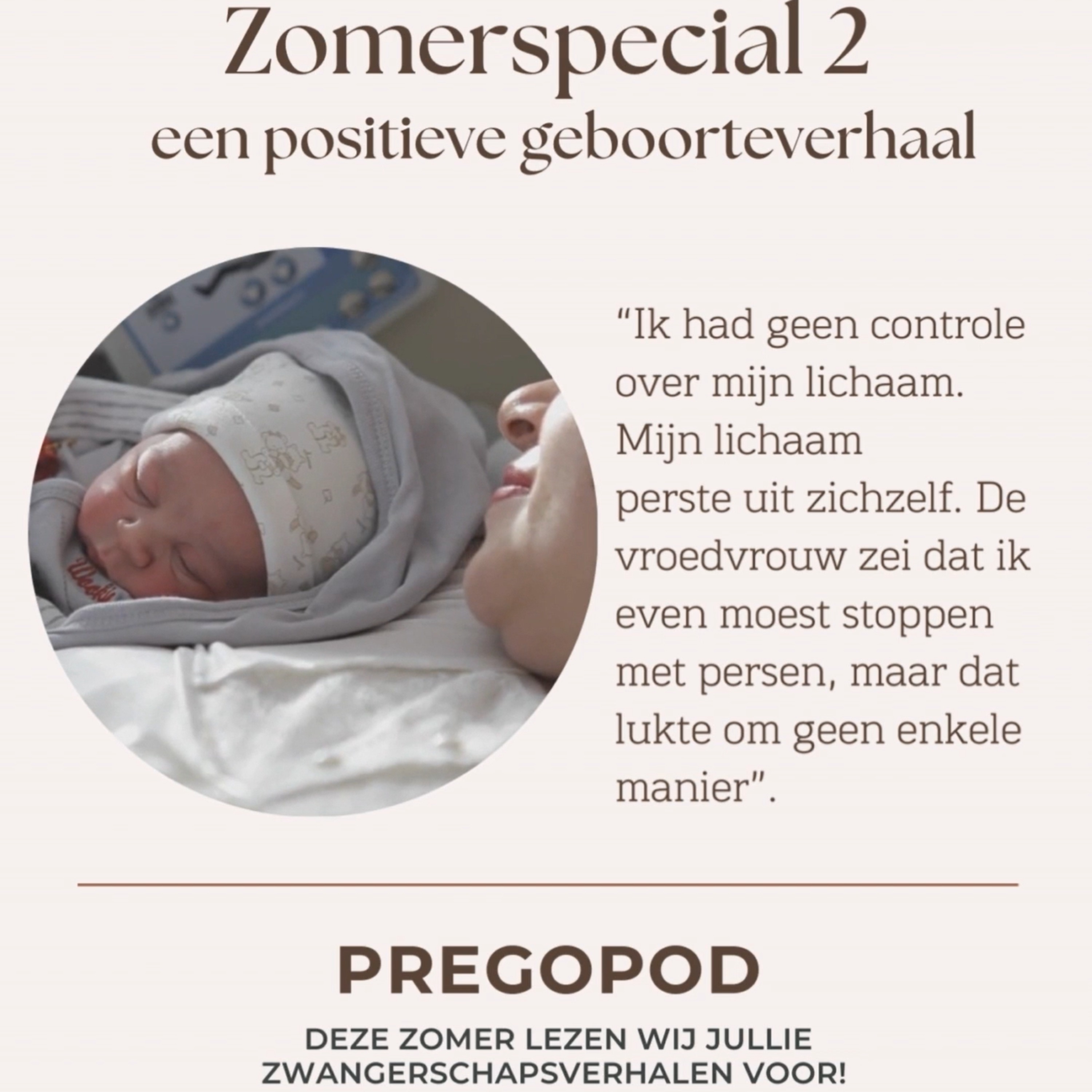 ZOMERSPECIAL 2 - een positieve geboorteverhaal episode artwork