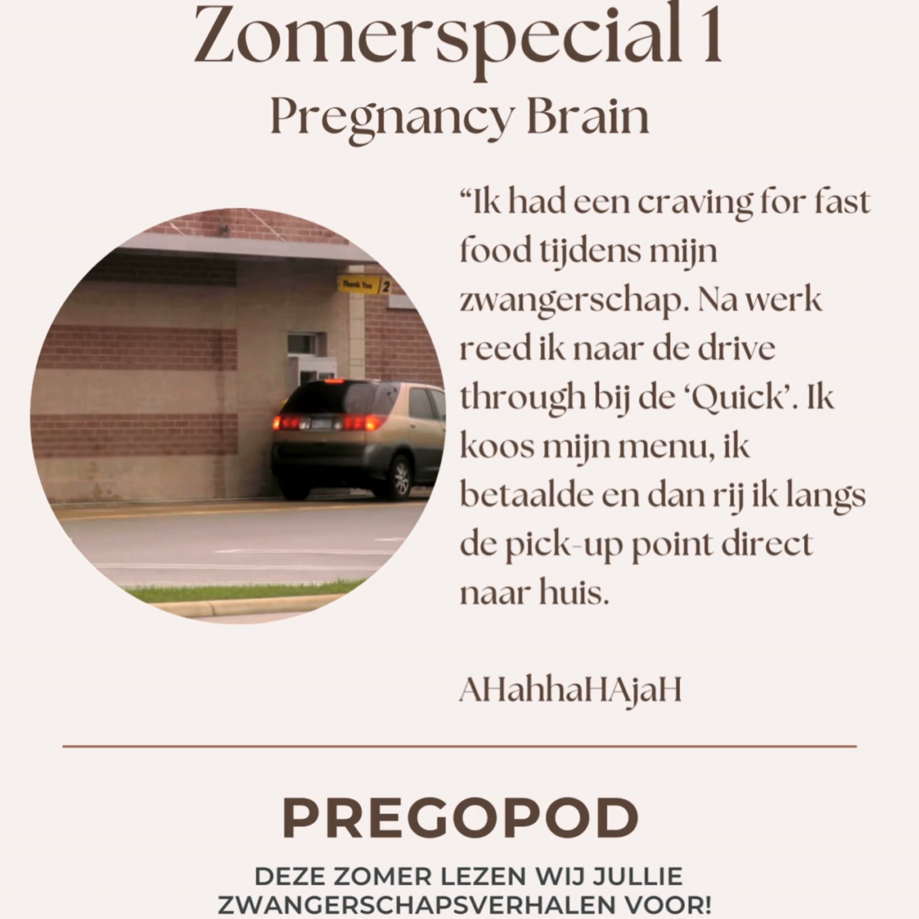 ZOMERSPECIAL 1 - pregnancy brain episode artwork