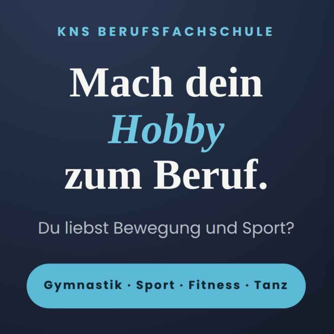Mach dein Hobby zum Beruf! 🤸