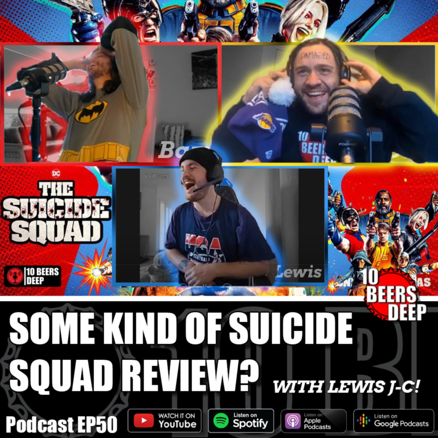 50 - SOME KIND OF SUICIDE SQUAD REVIEW? with Lewis J-C! | Carlton Dry Beer Review & More!