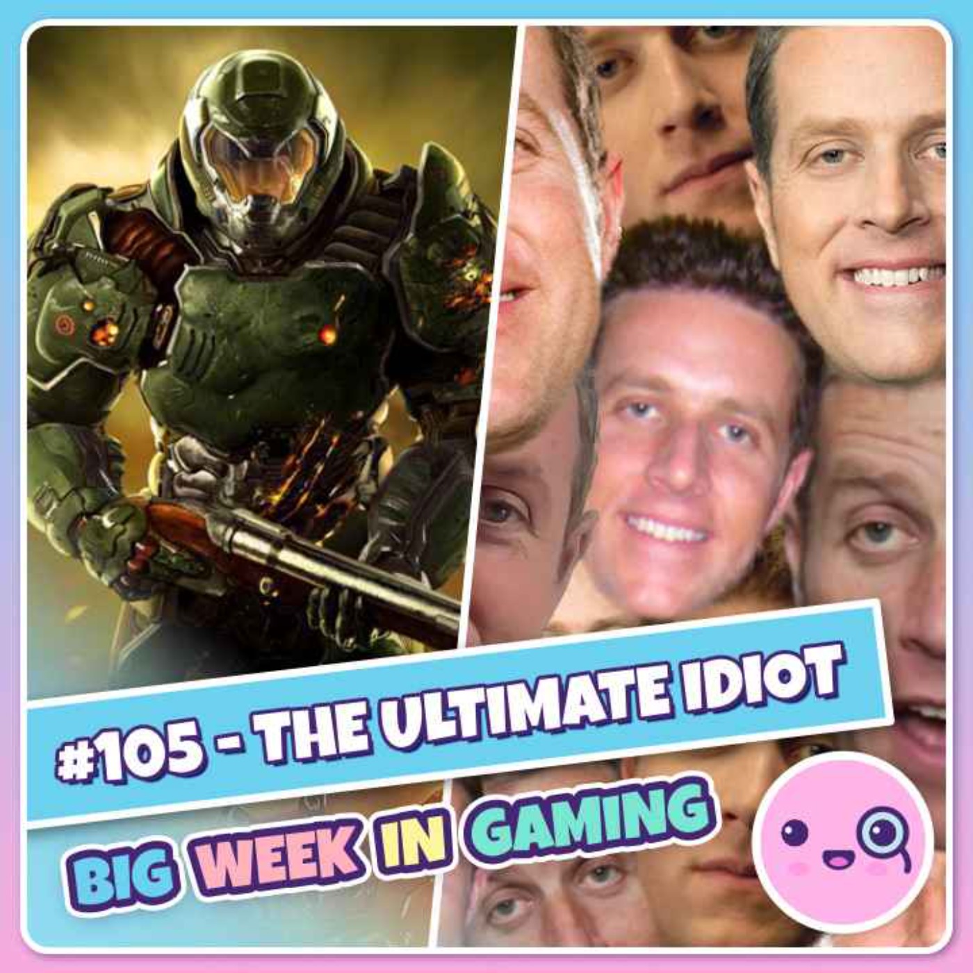cover art for 105: The Ultimate Idiot (Game Awards Nominees, Pentiment, Bethesda's Mick Gordon Response)