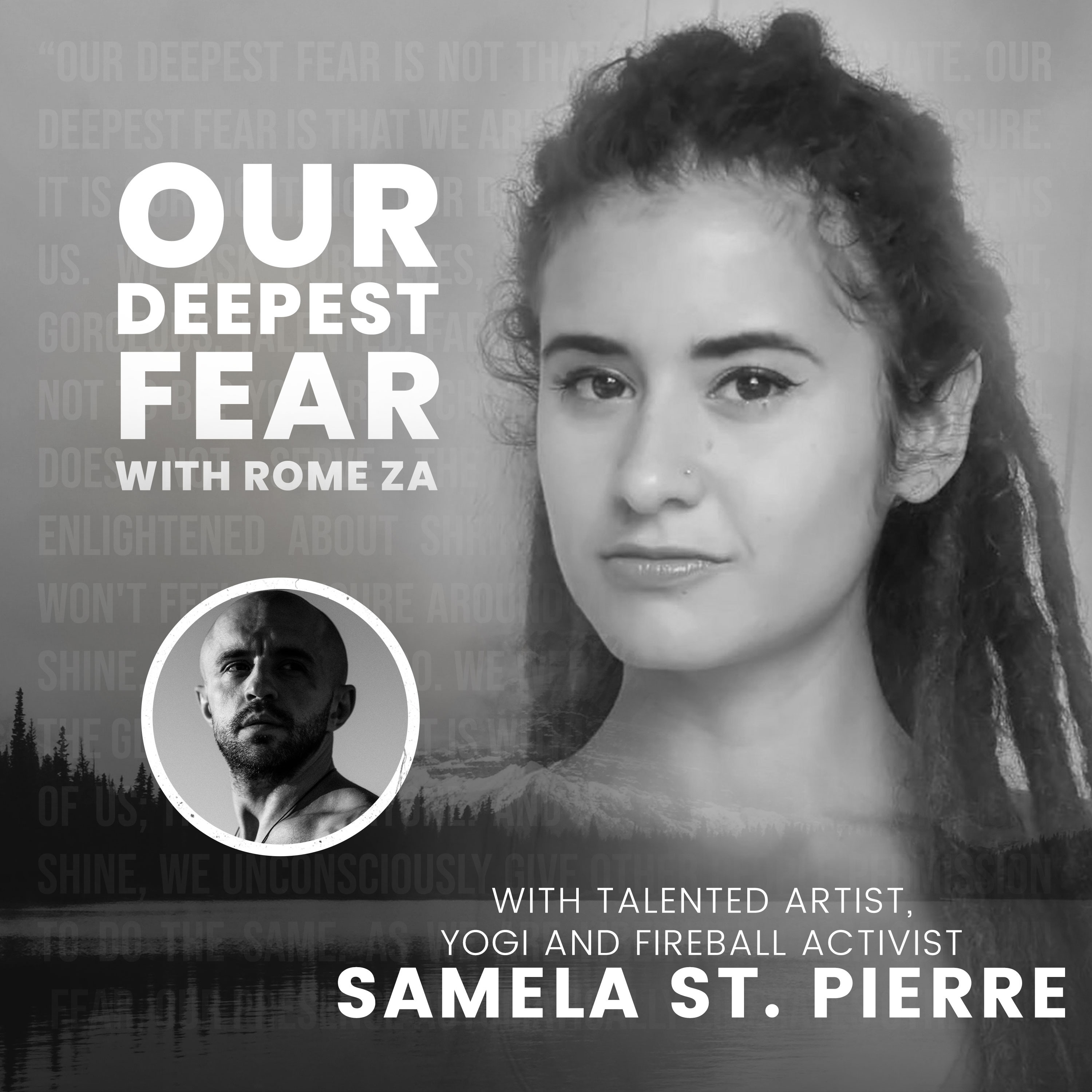 Talented Arist and Illustrator - Yogi  - Fireball Social Activist - Samela St. Pierrre
