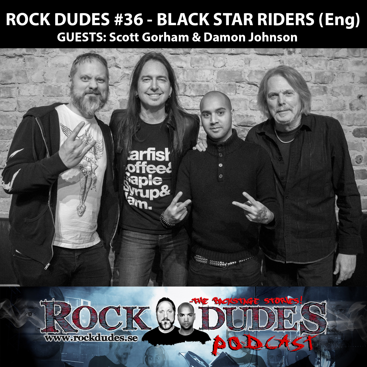 cover art for Rock Dudes #36 – Black Star Riders (Guests: Scott Gorham, Damon Johnson) – (Eng)