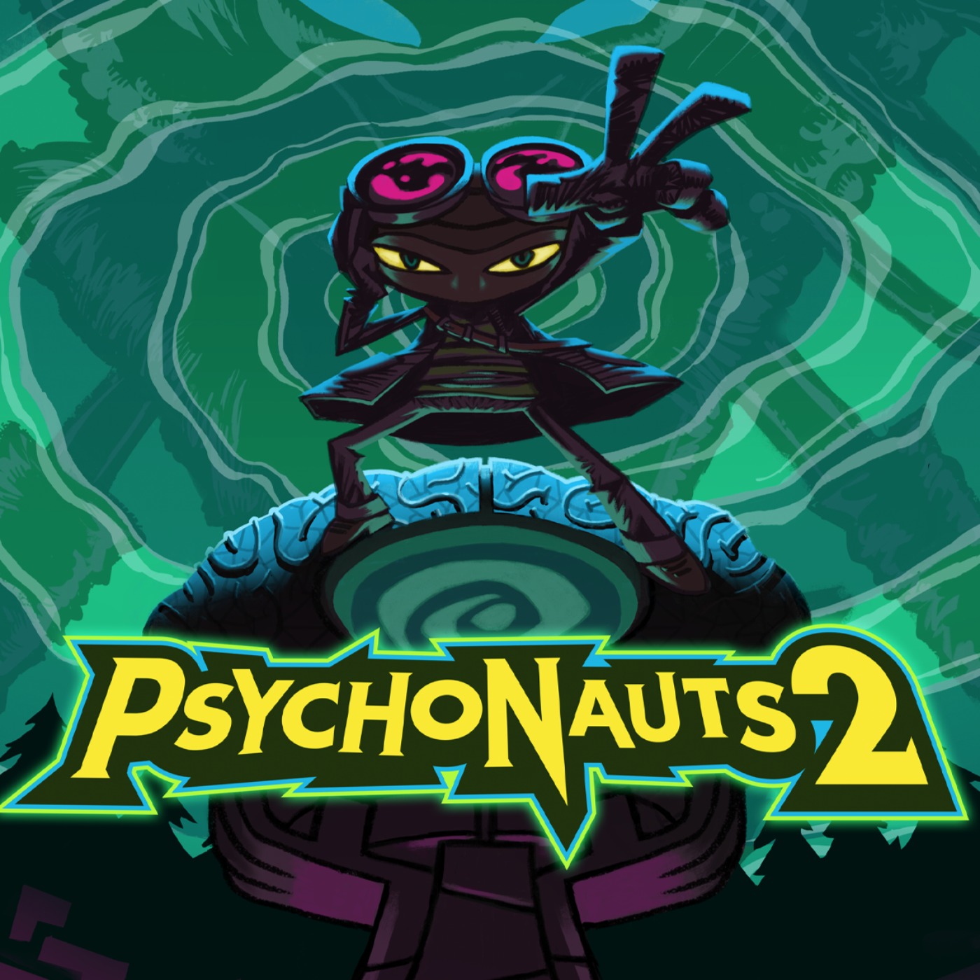 cover art for Psychonauts 2: Behind the Brains