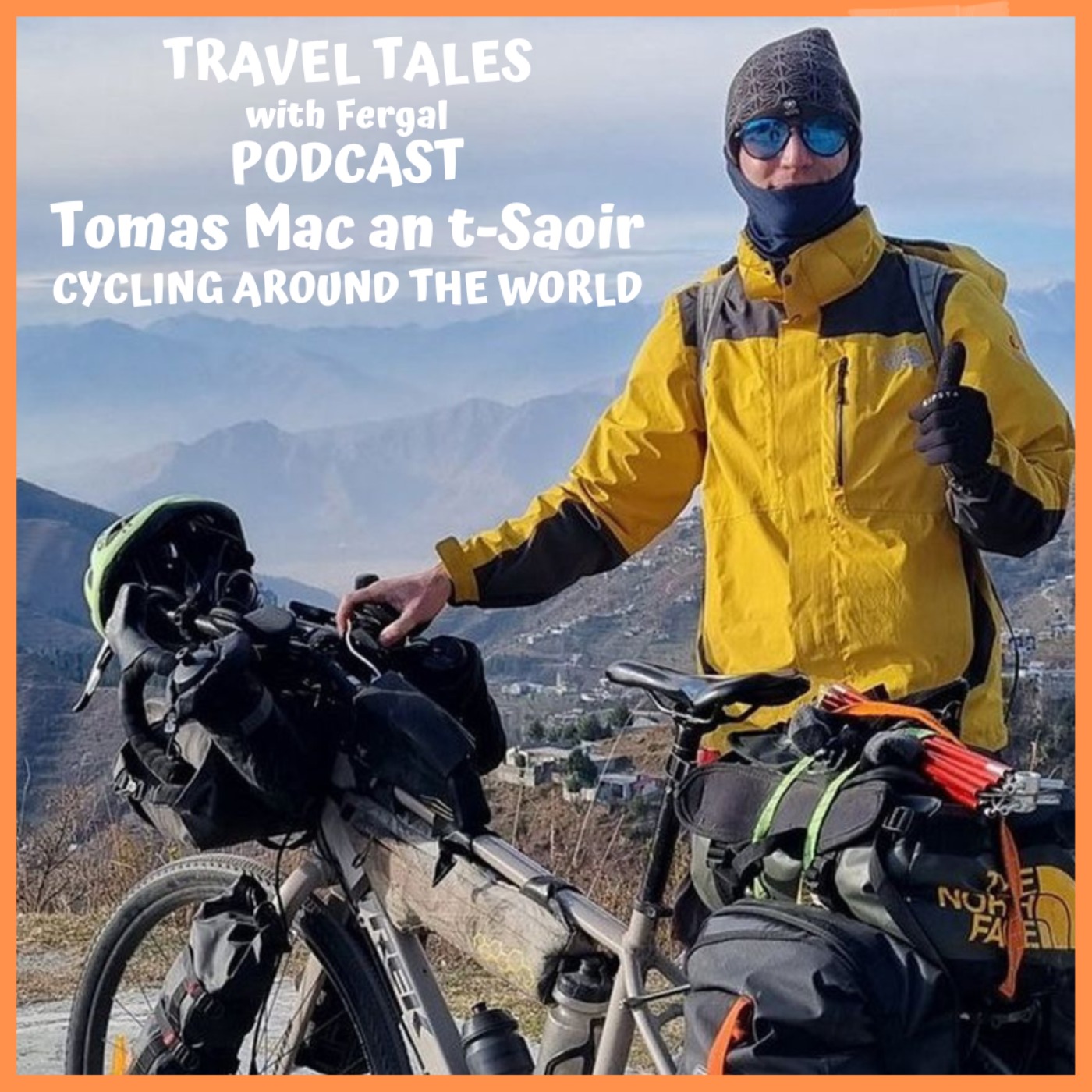 cover art for Tomas Mac an t-Saoir Adventurer Cycling the World 