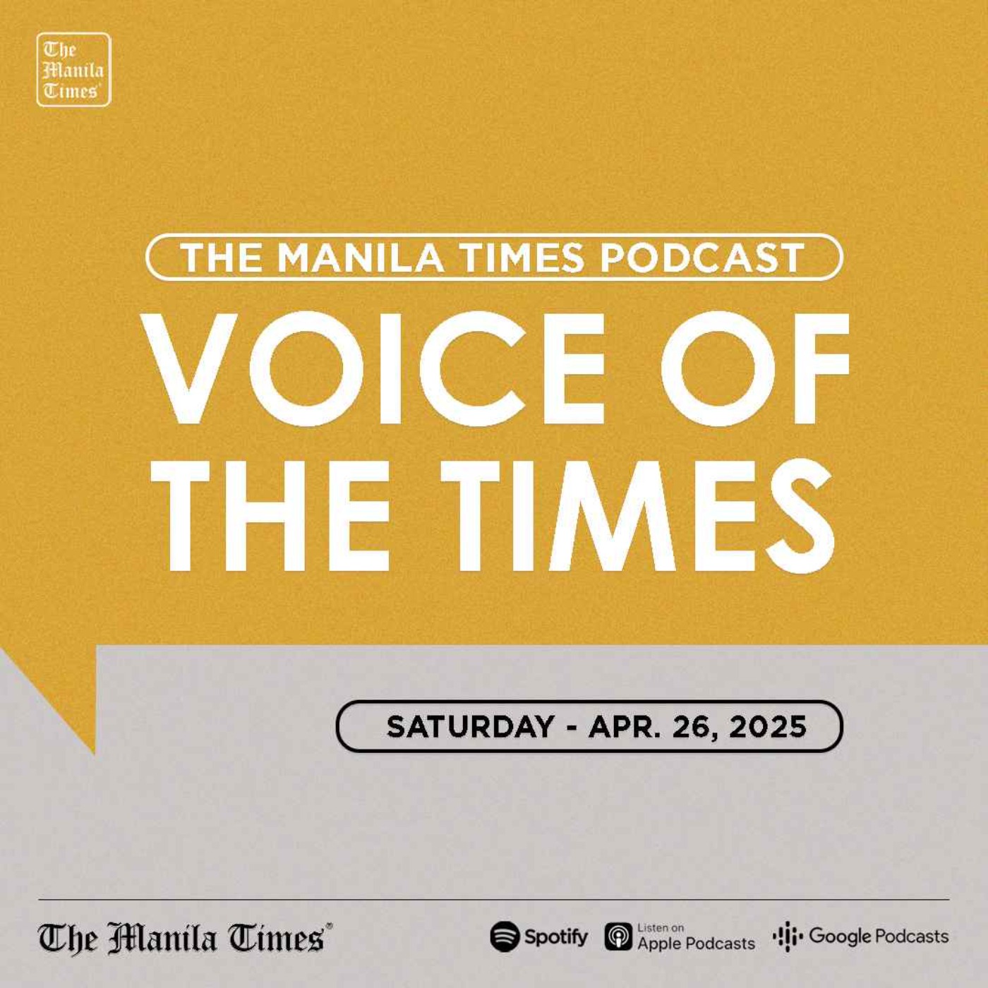 The Manila Times Podcasts