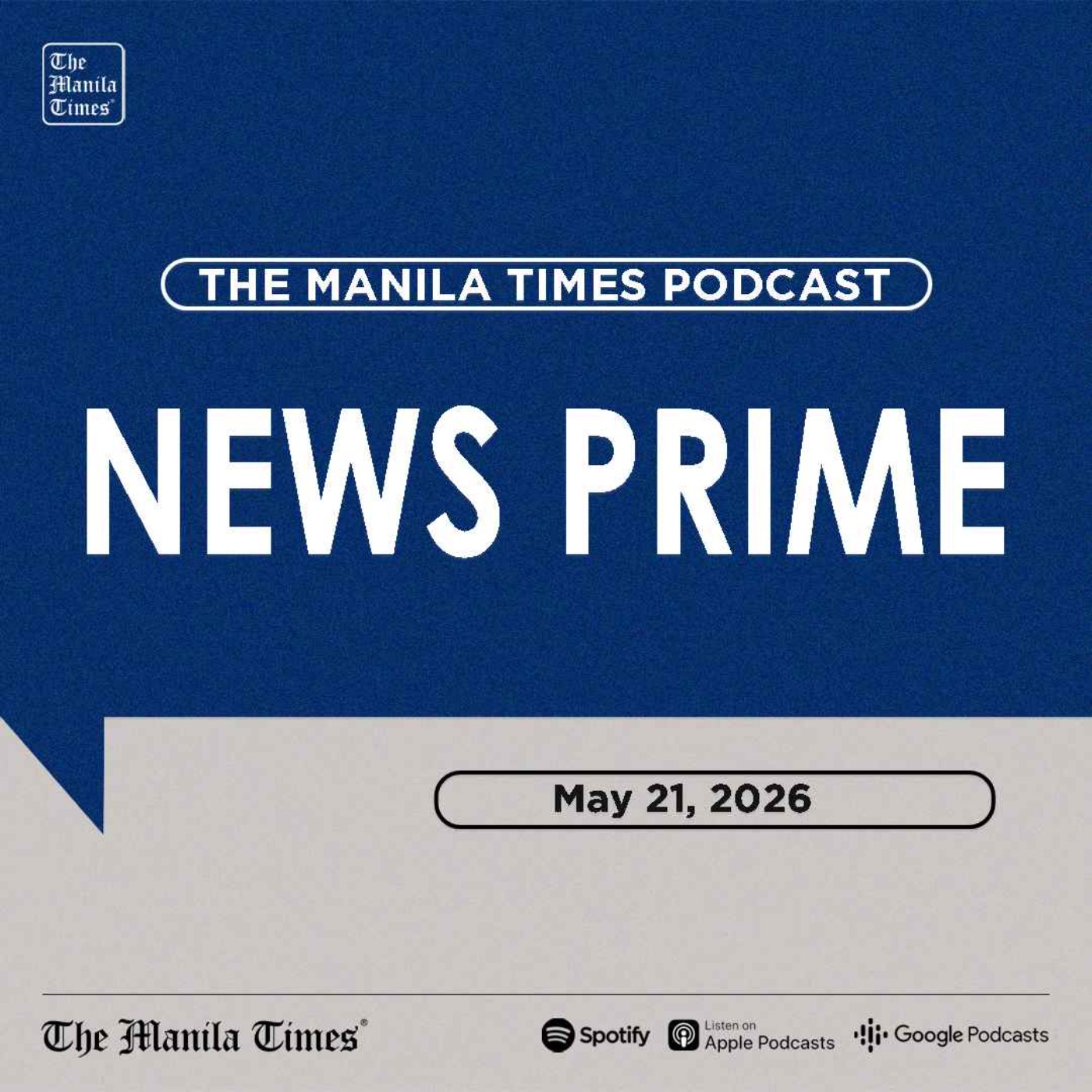 The Manila Times Newscast | May 21, 2026 episode artwork