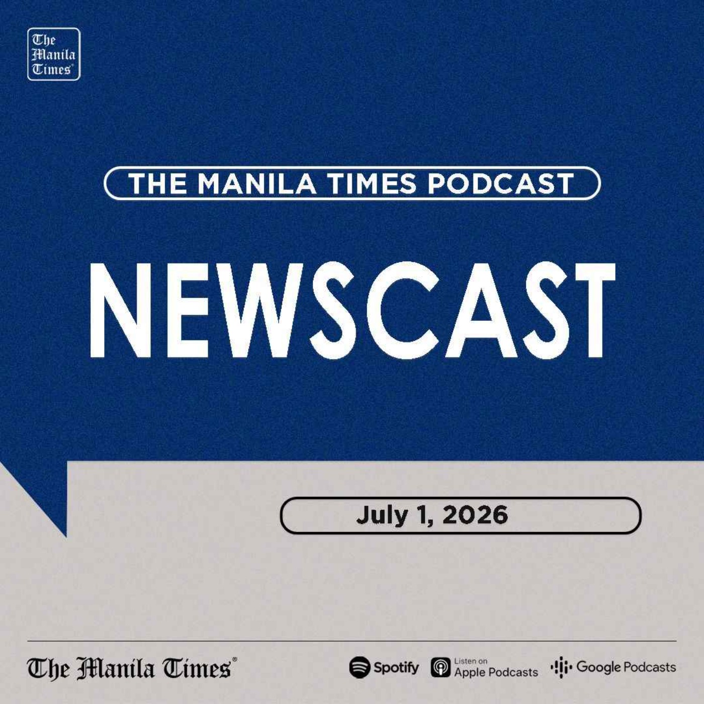 The Manila Times Newscast | July 1, 2026 episode artwork