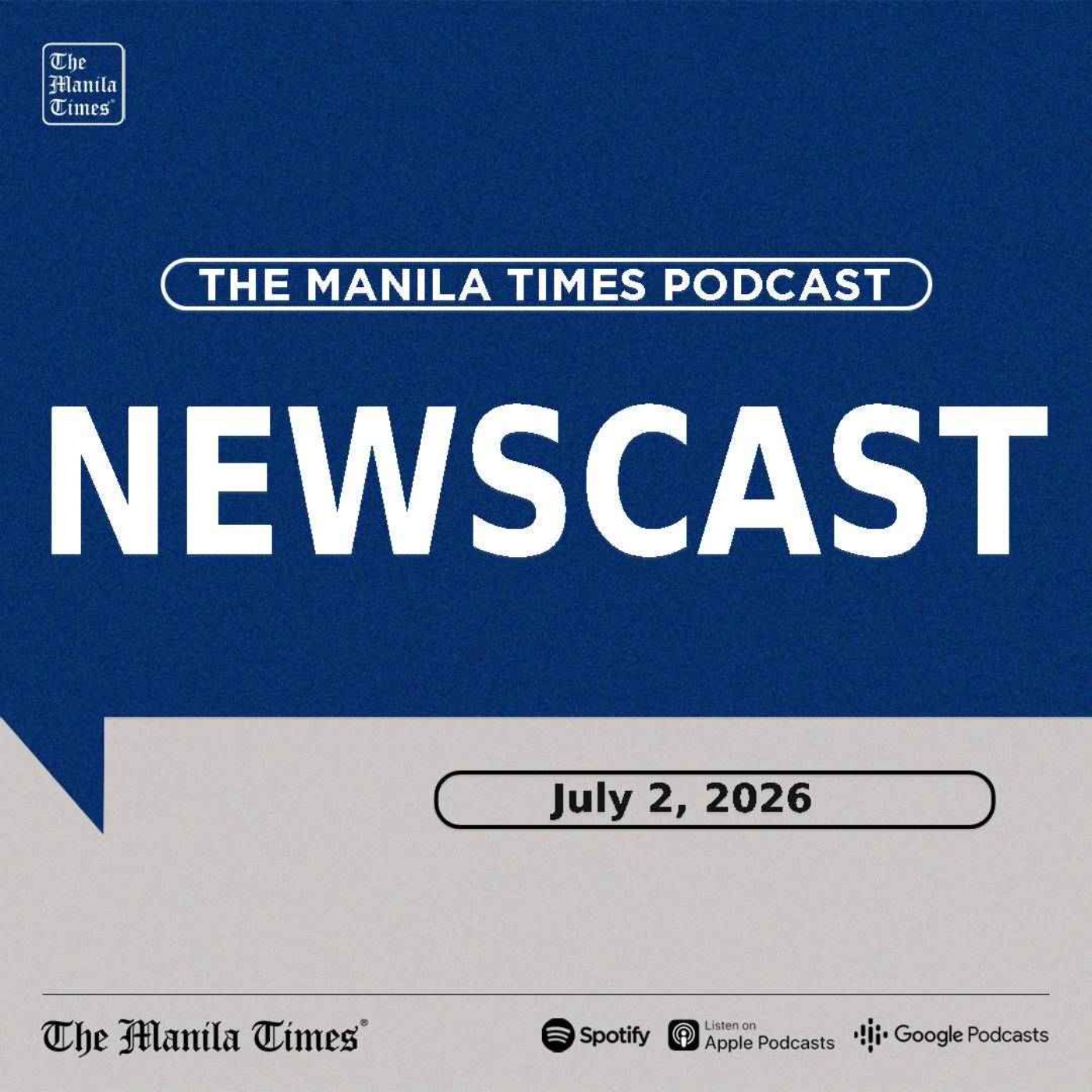 The Manila Times Newscast | July 2, 2026 episode artwork