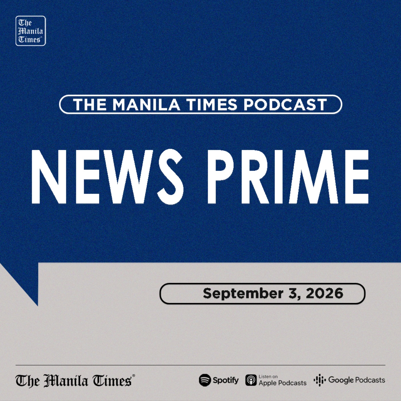 The Manila Times News Prime | September 3, 2026 episode artwork