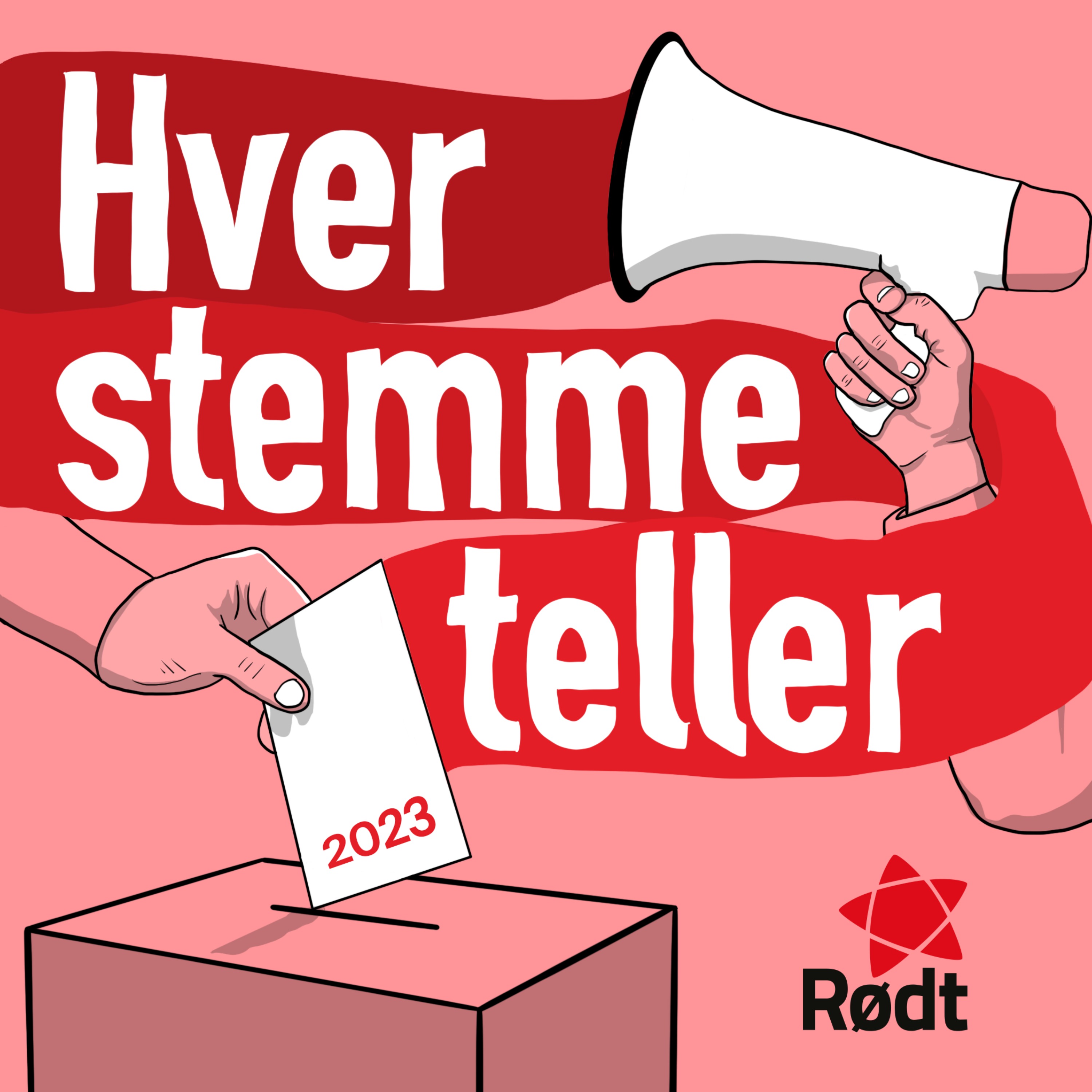 cover art for Landsmøte 2023 vel overstått! - Gjest: Reidar Strisland, Rødts nye partisekretær