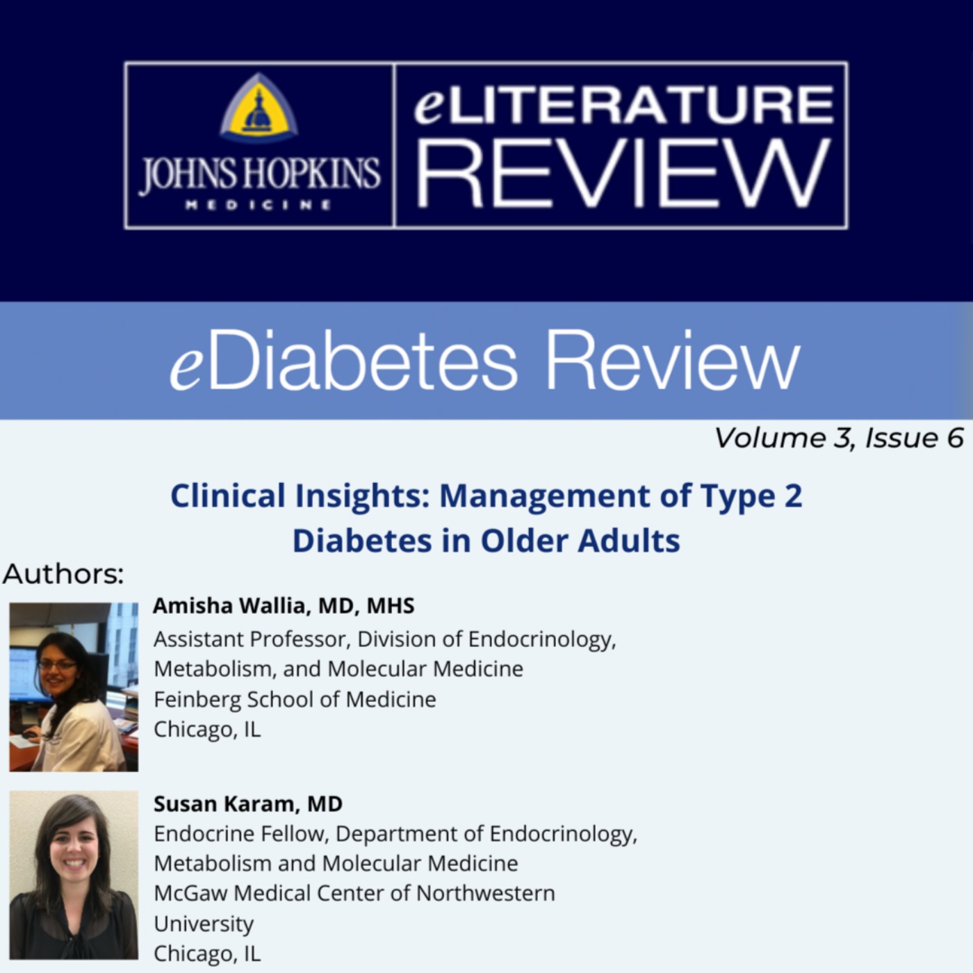 cover art for Clinical Insights: Management of Type 2 Diabetes in Older Adults