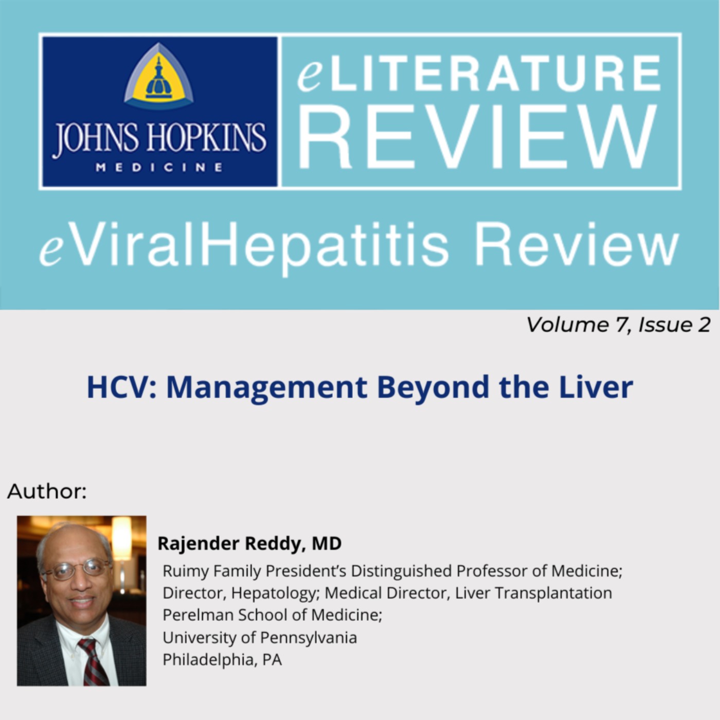 cover art for HCV: Management Beyond the Liver