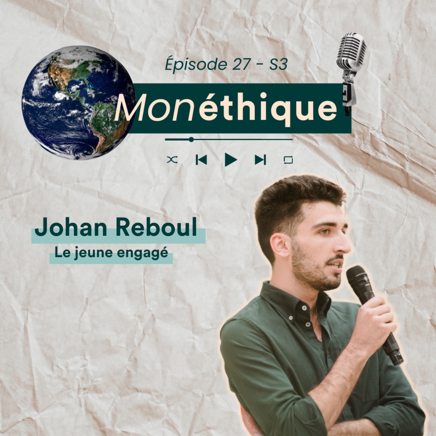 cover art for La jeunesse engagée, avec Johan Reboul