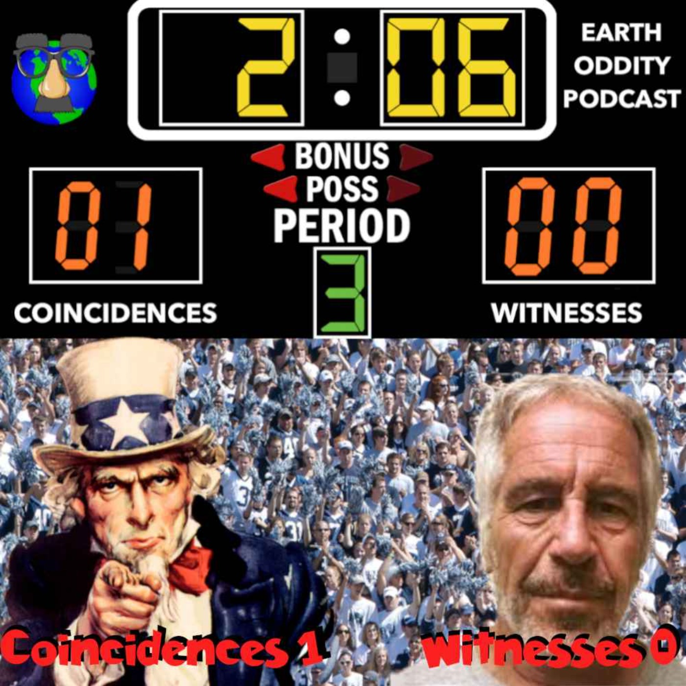 cover art for Earth Oddity 81: Coincidences 1 Witnesses 0