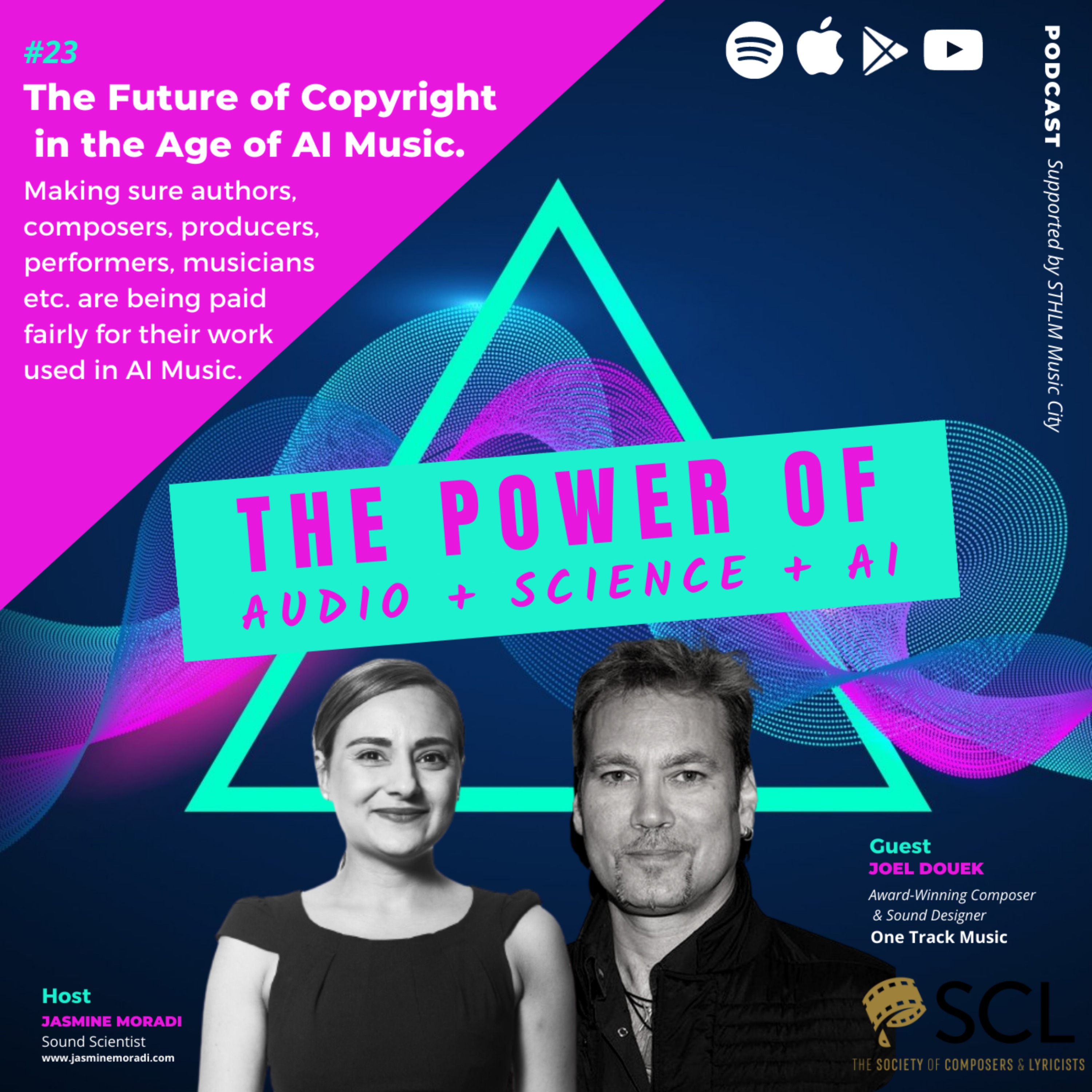 cover art for 23. Full episode | The Future of Copyright in the Age of AI Music.| Joel Douek, Award-Winning Composer