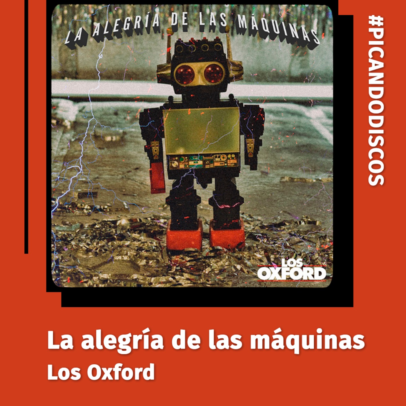 cover art for "La alegría de las máquinas", Los Oxford