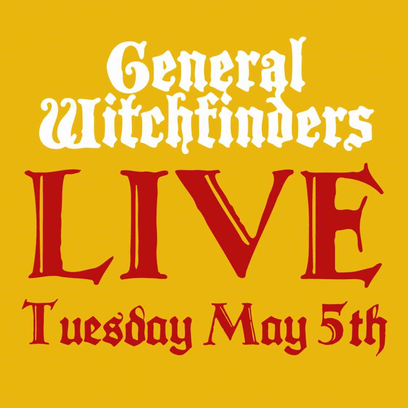 STOP THE PRESS – LIVE EVENT ANNOUNCEMENT!