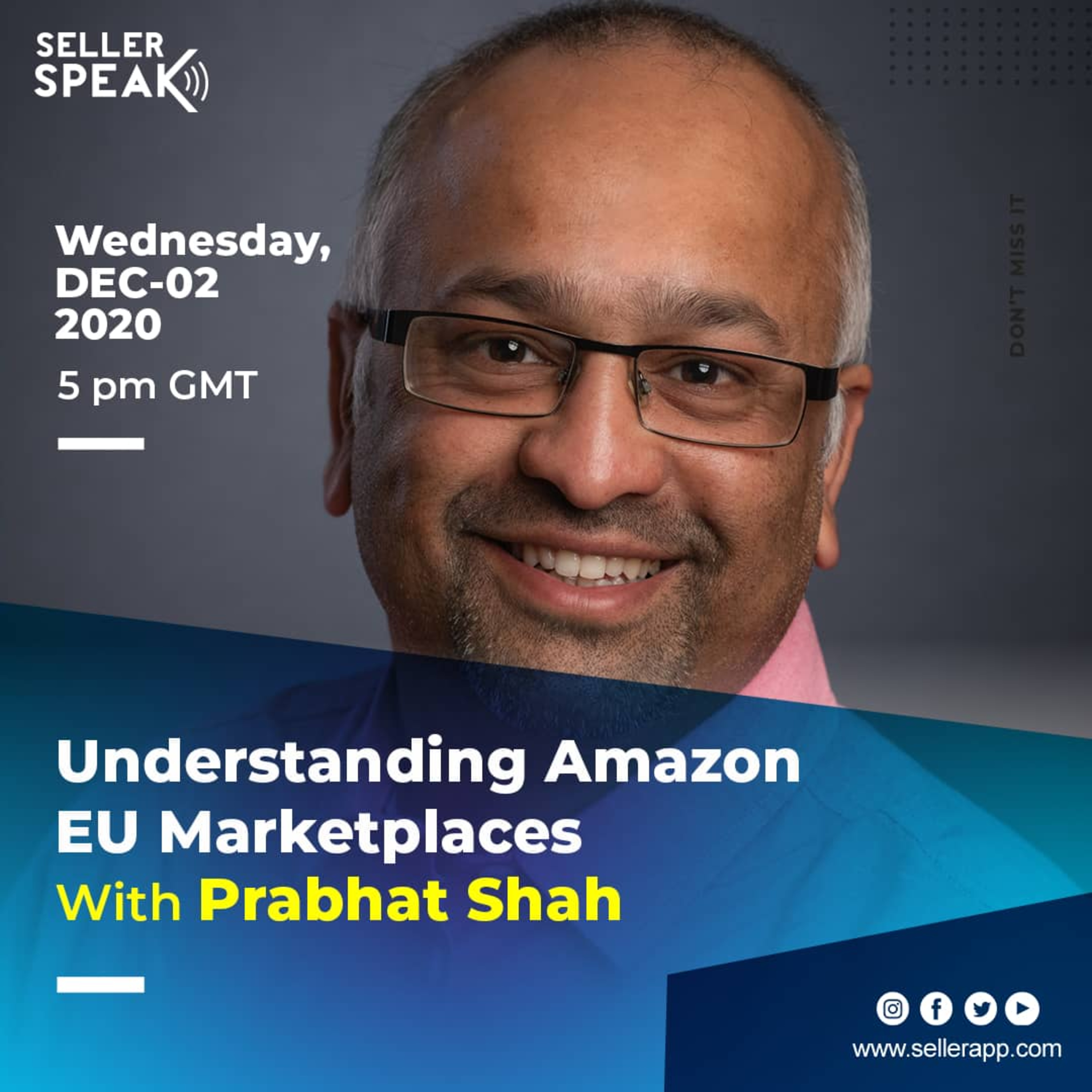 cover art for Selling on Amazon EU With Prabhat Shah: Amazon UK, FR, DE & European Fulfillment Network