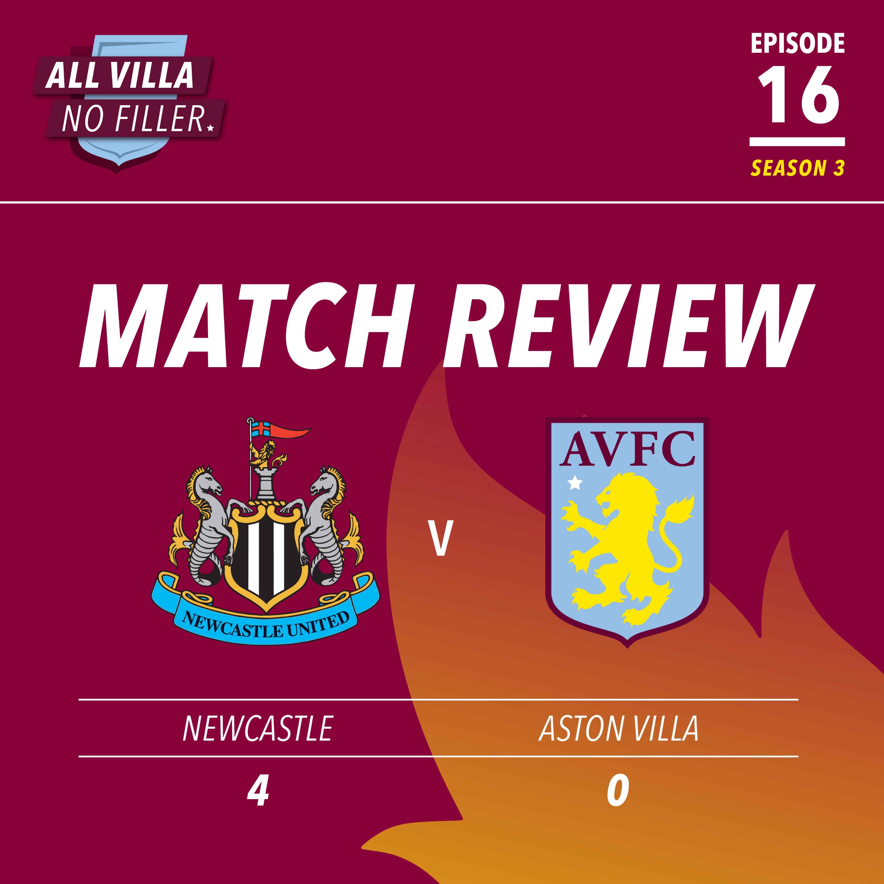 Match Review: Newcastle v Aston Villa / Unai Emery...Can He Lead AVFC to Europe? episode artwork
