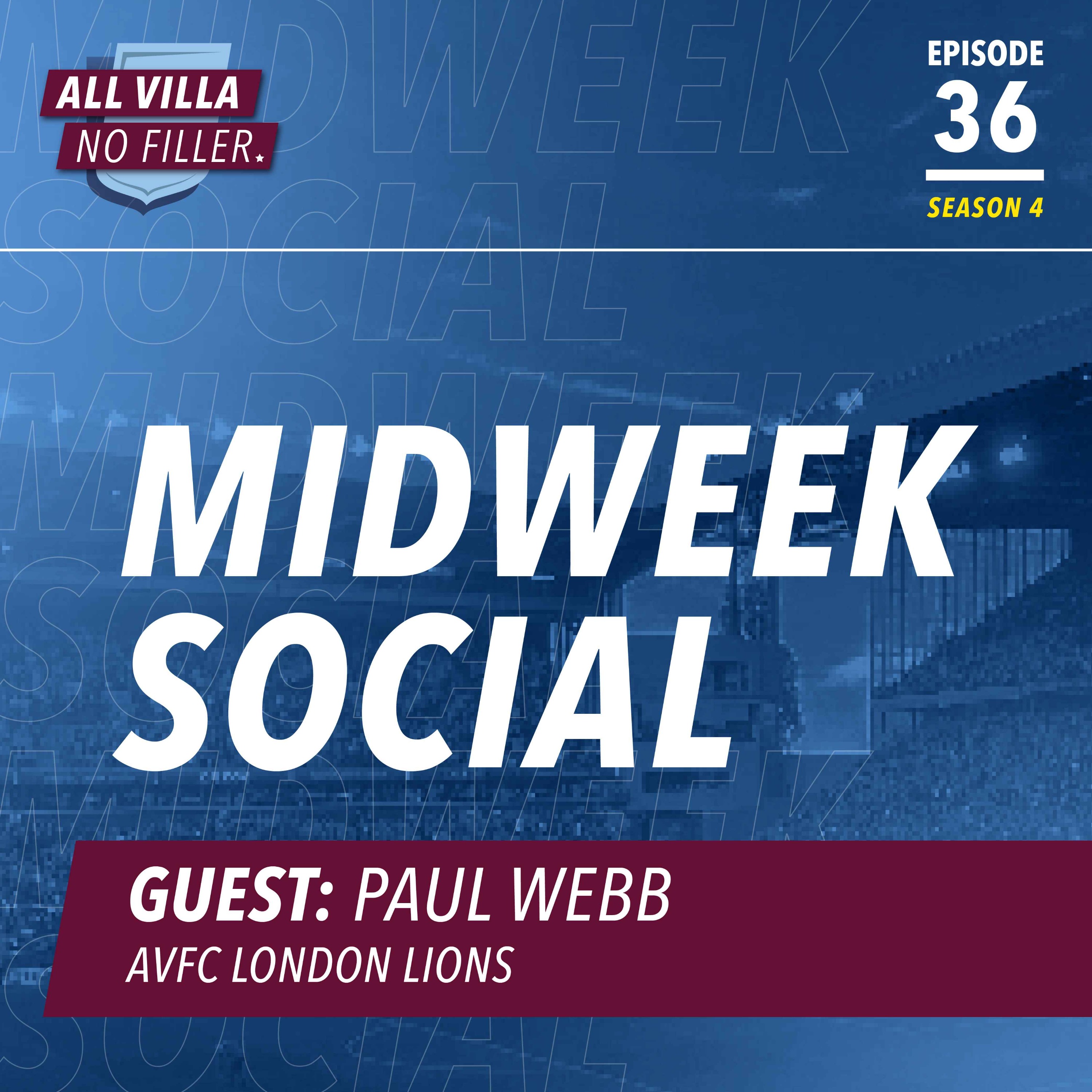 Midweek Social | How Aston Villa Dominated Man City / Arsenal Next! / RIP Benjamin Zephaniah episode artwork