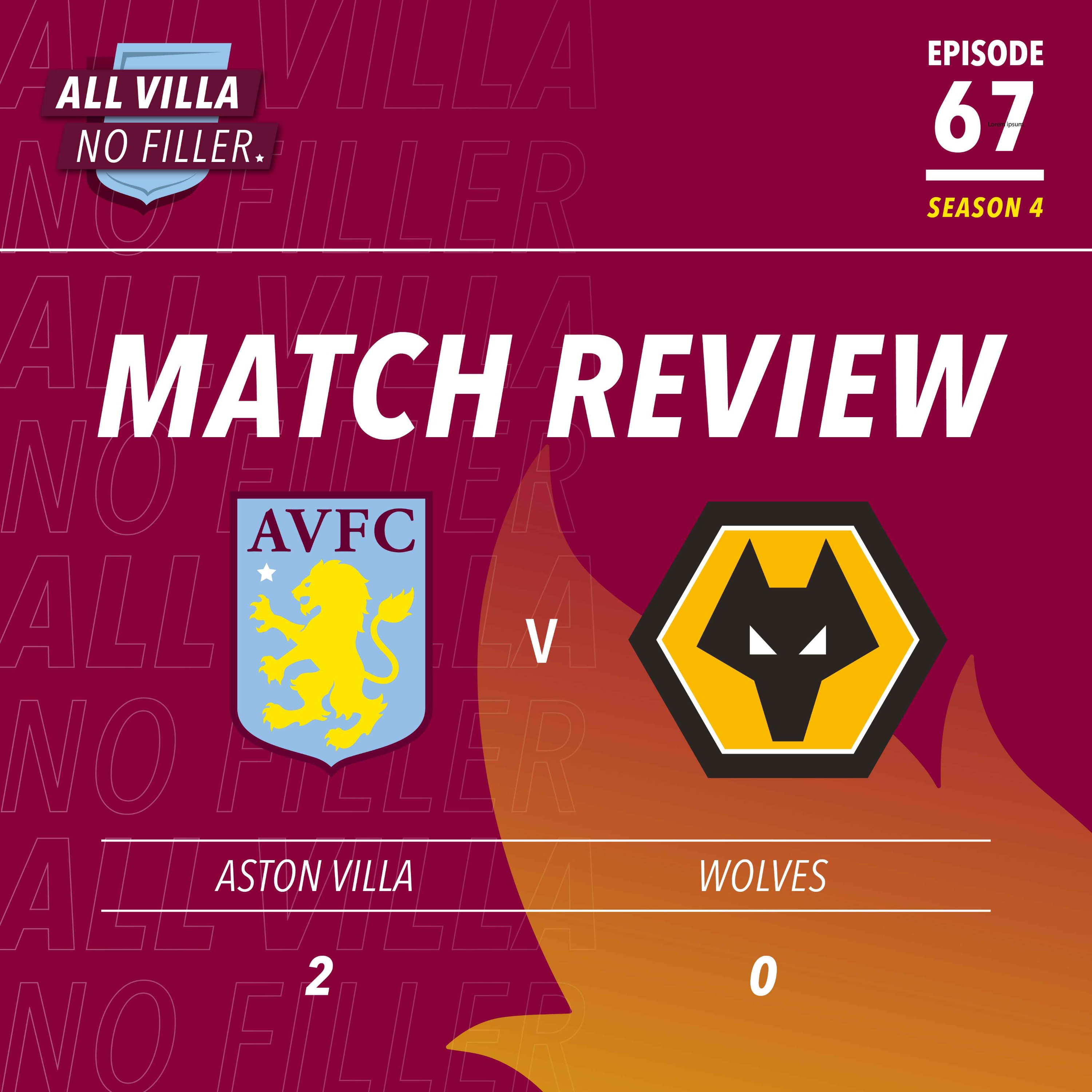 cover art for Match Review | Aston Villa 2 - 0 Wolves | Unai Emery's Men Outclass Wolves